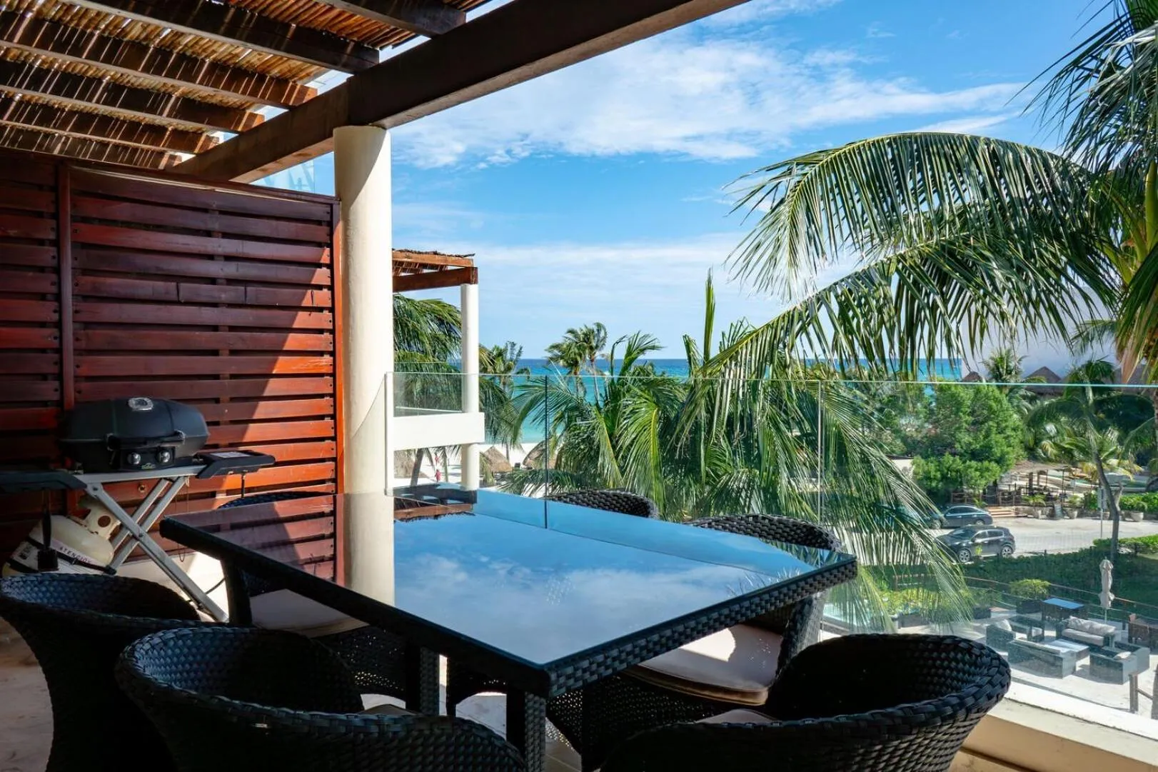 Balcony/Terrace in The Elements Oceanfront & Beachside Condo Hotel