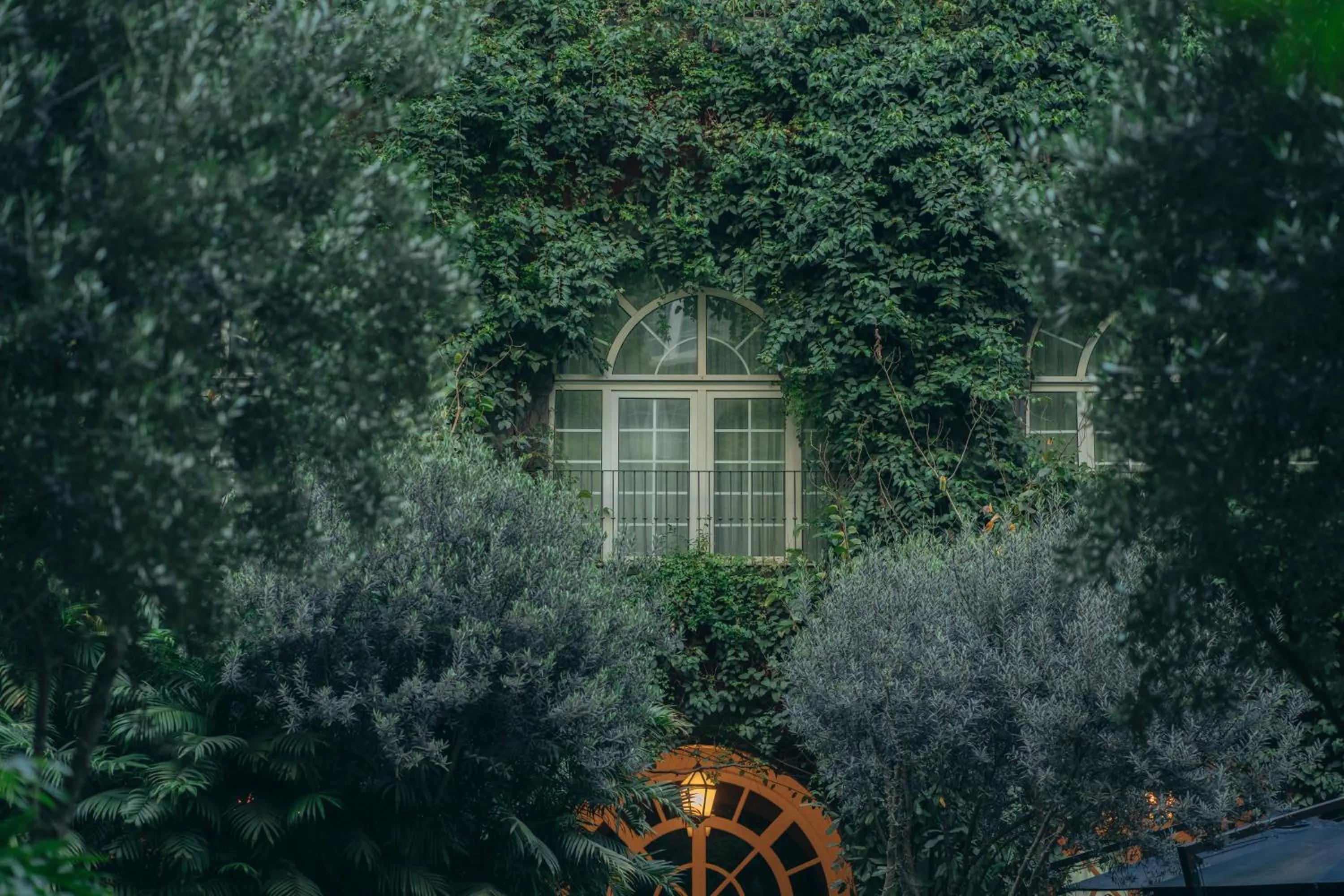 Inner courtyard view in Four Seasons Hotel Mexico City