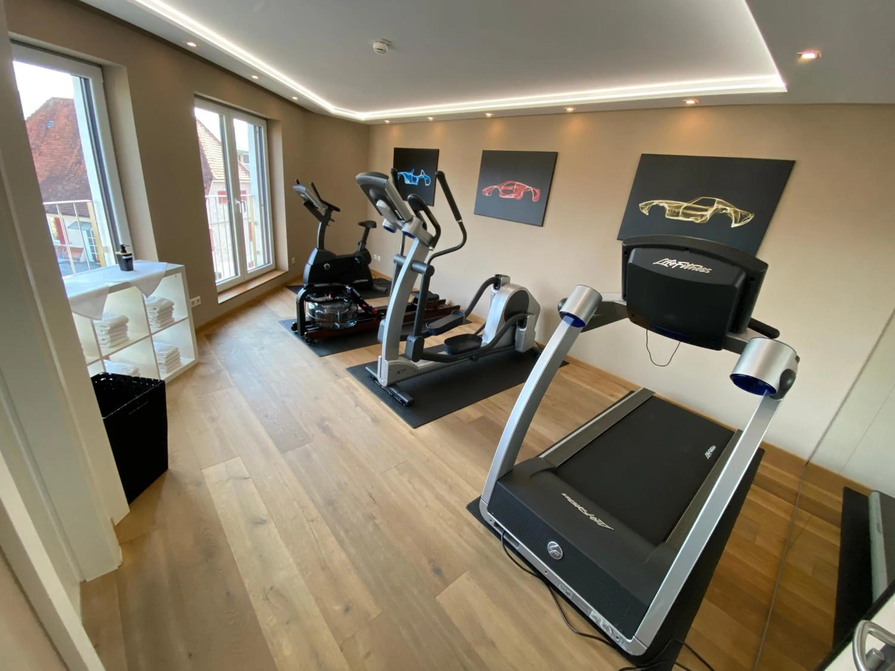 Fitness centre/facilities in Hotel Aurelia