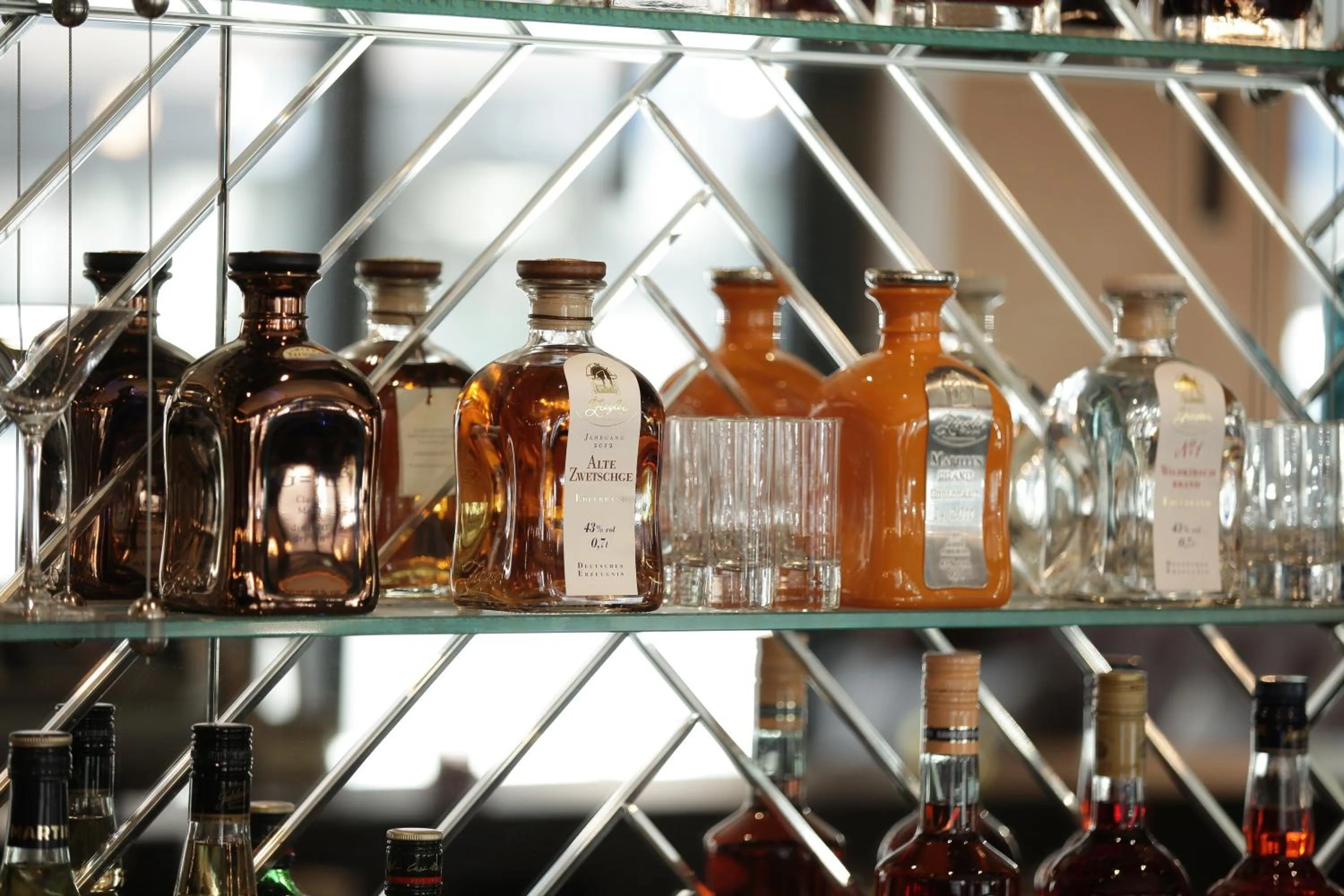 Alcoholic drinks in Hotel Aurelia