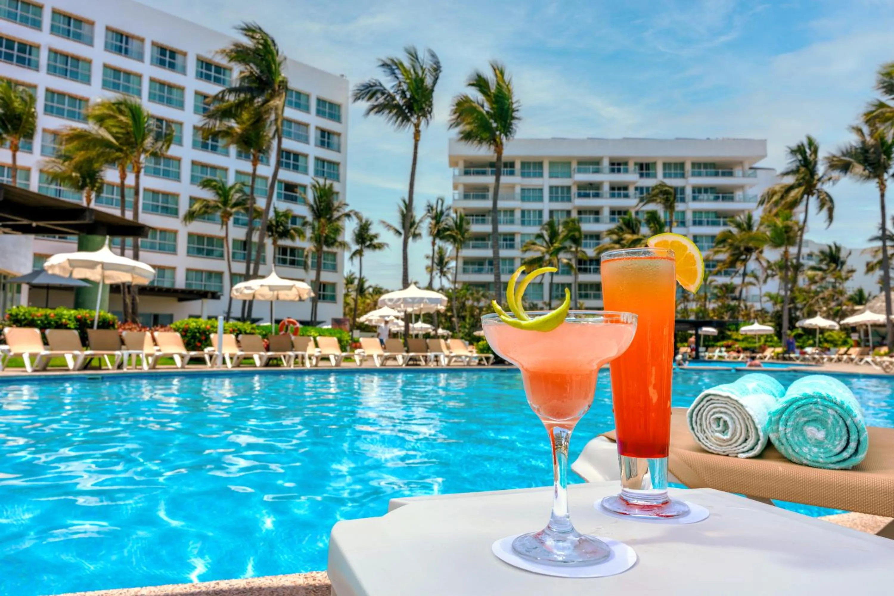 Swimming pool in Ocean Breeze Nuevo Vallarta