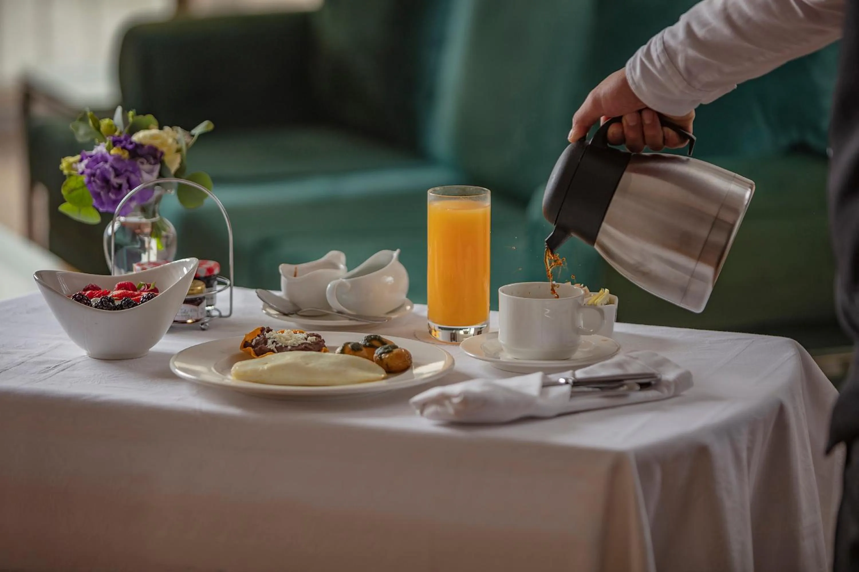 room service in Presidente InterContinental Puebla by IHG