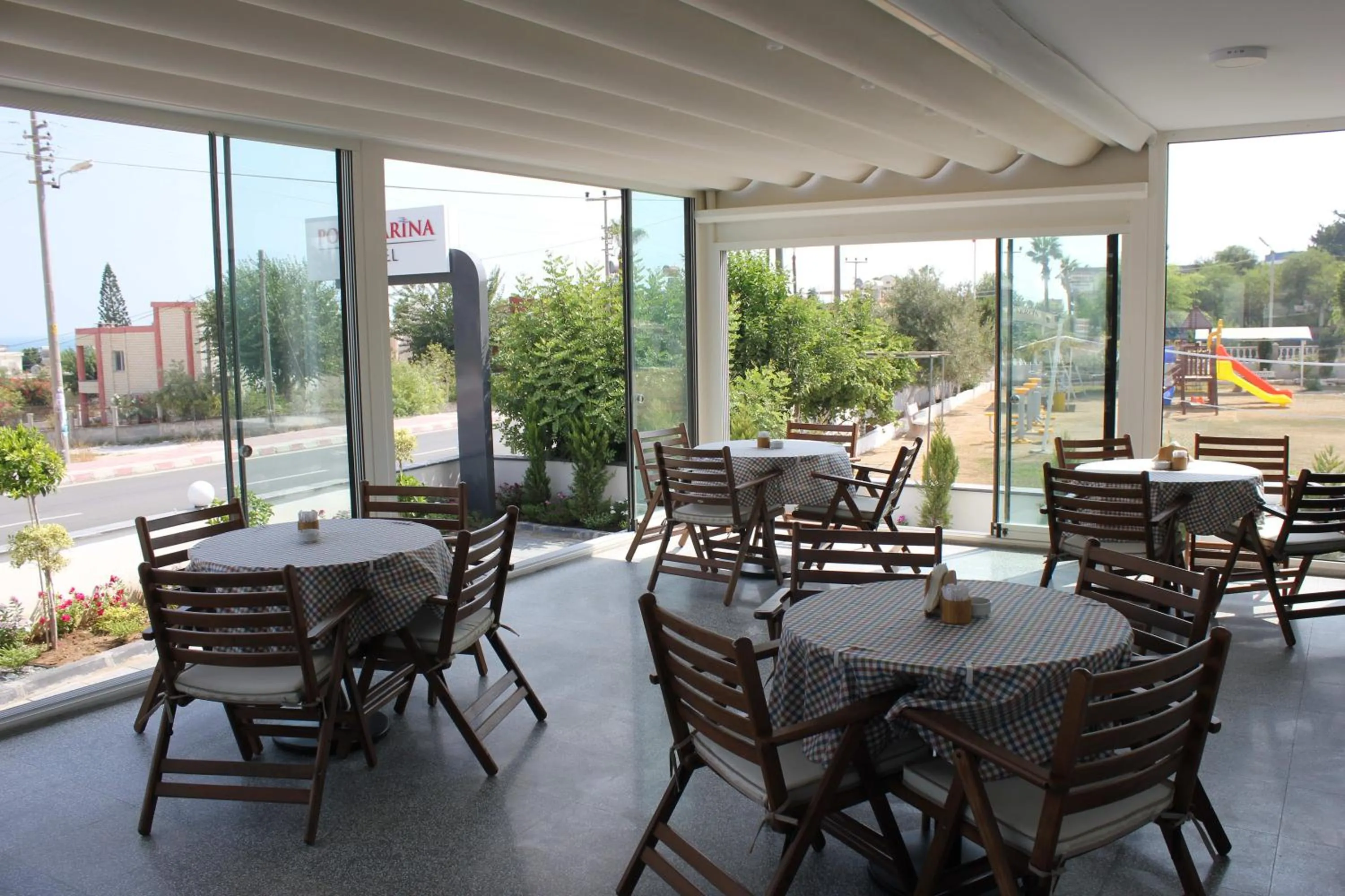 Lobby or reception in Port Marina Hotel