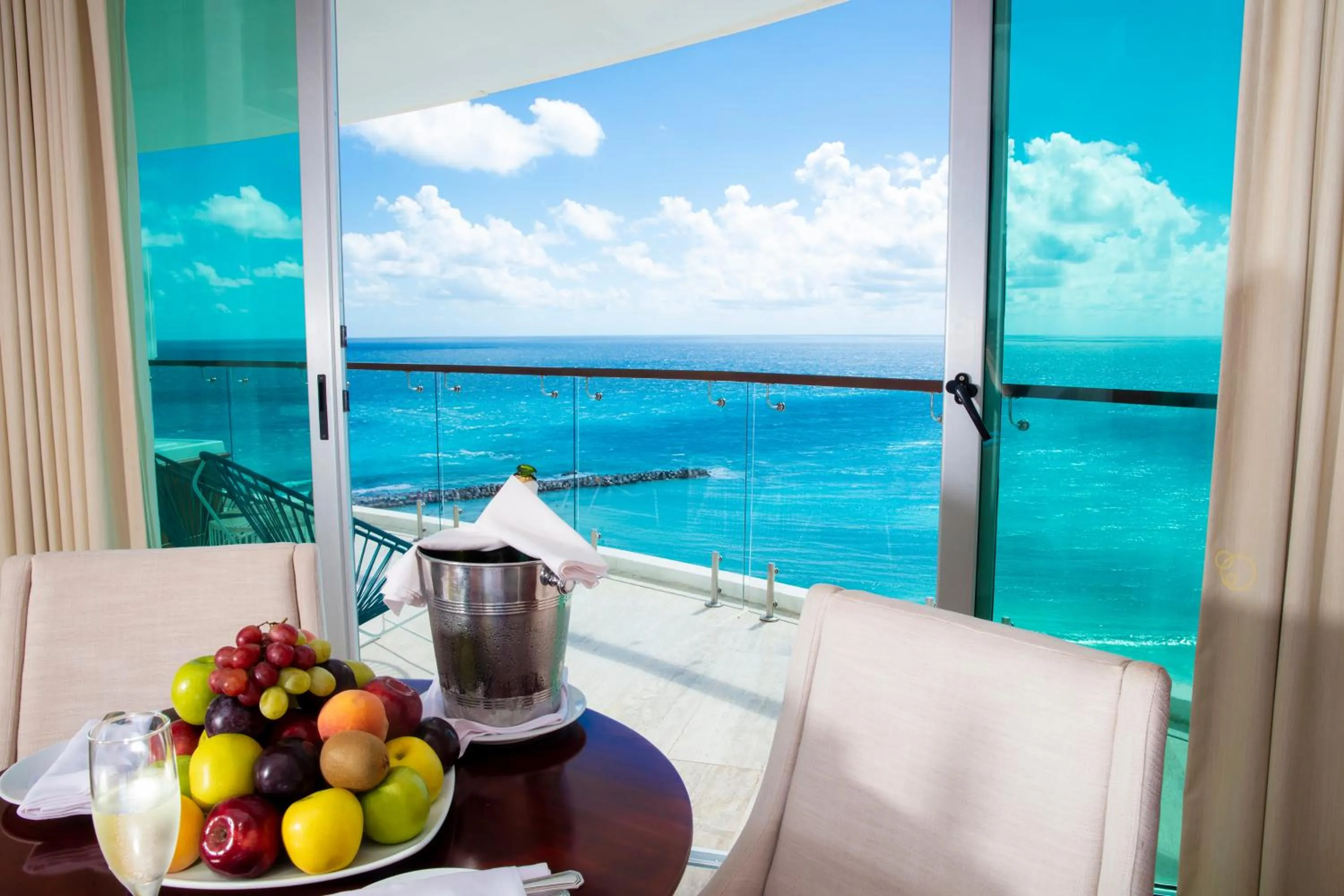 Balcony/Terrace in Krystal Grand Cancun All Inclusive