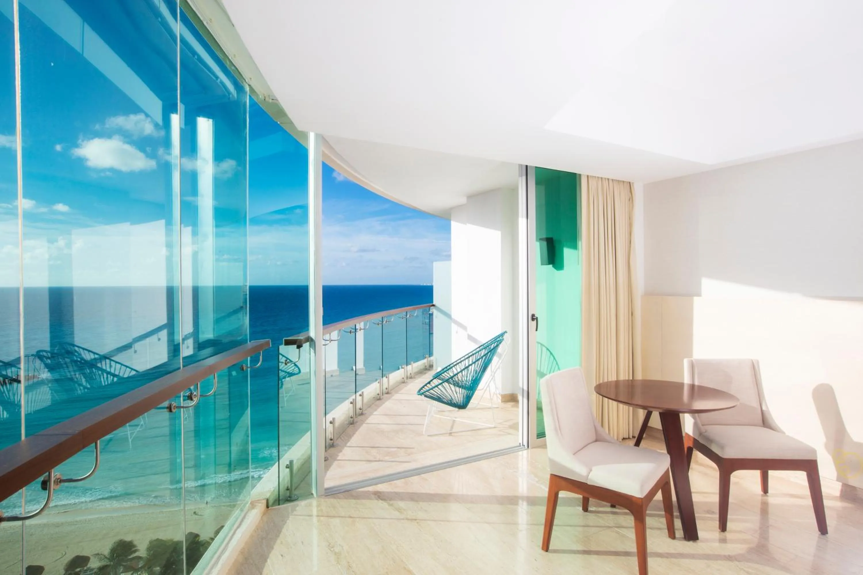 Balcony/Terrace in Krystal Grand Cancun All Inclusive