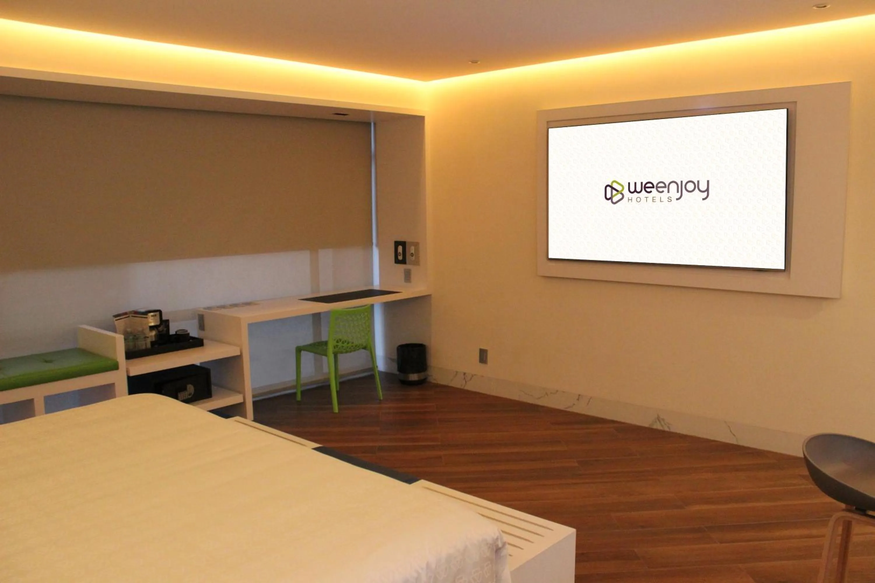 Bed in WeEnjoy Hotels Grand Prix Aeropuerto CDMX