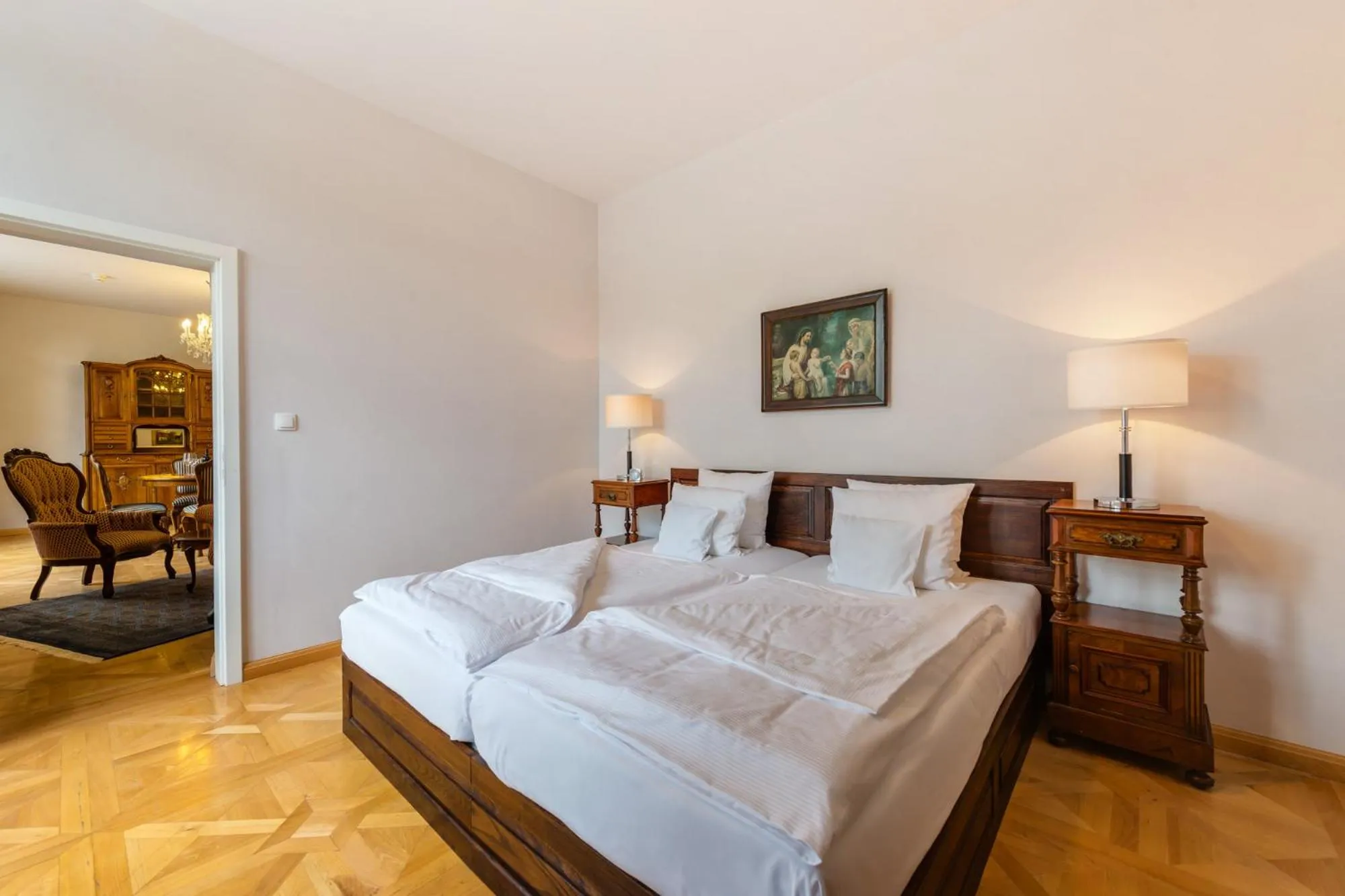 Bed in Schloss Purschenstein