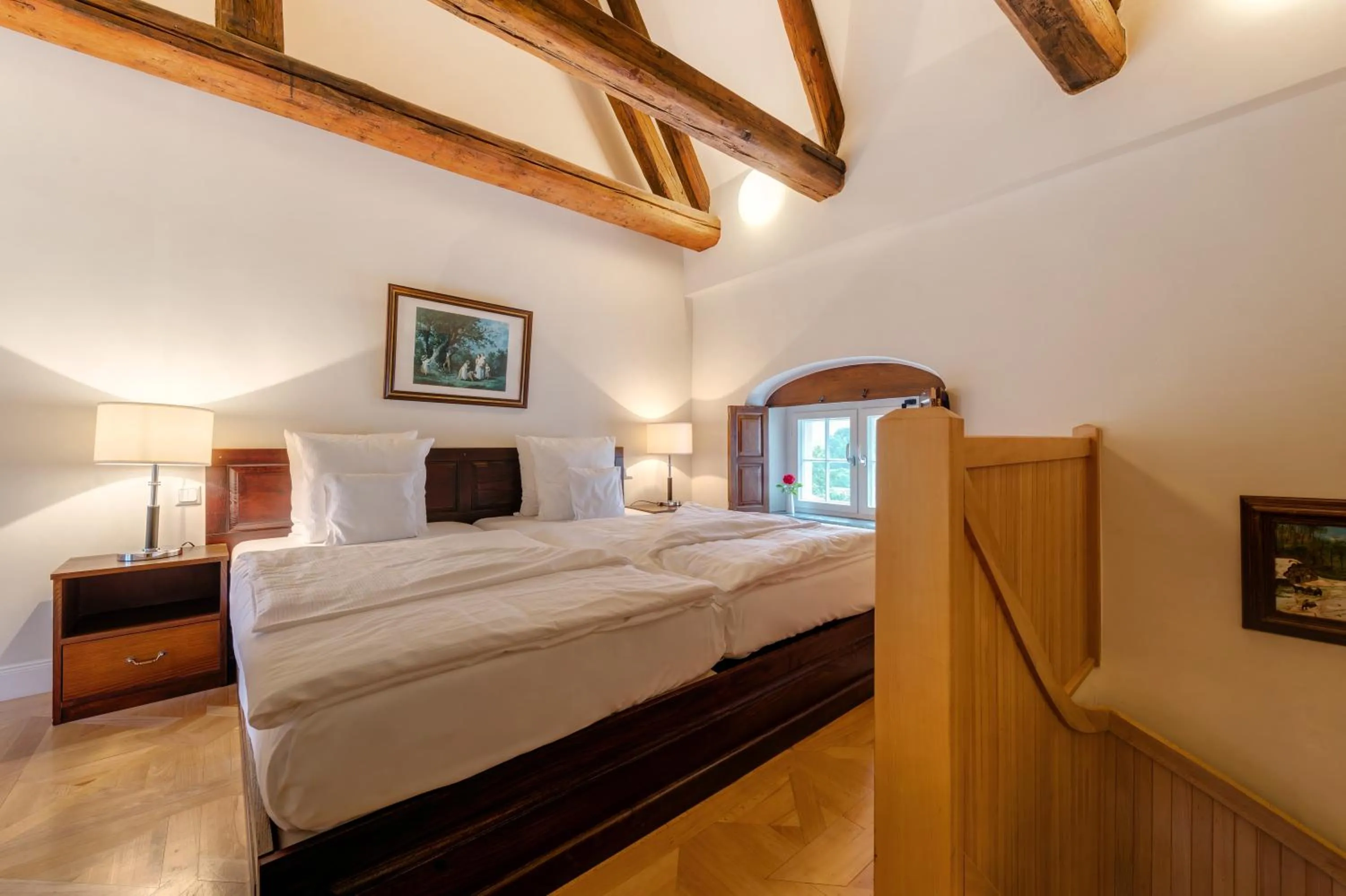 Photo of the whole room, Bed in Schloss Purschenstein