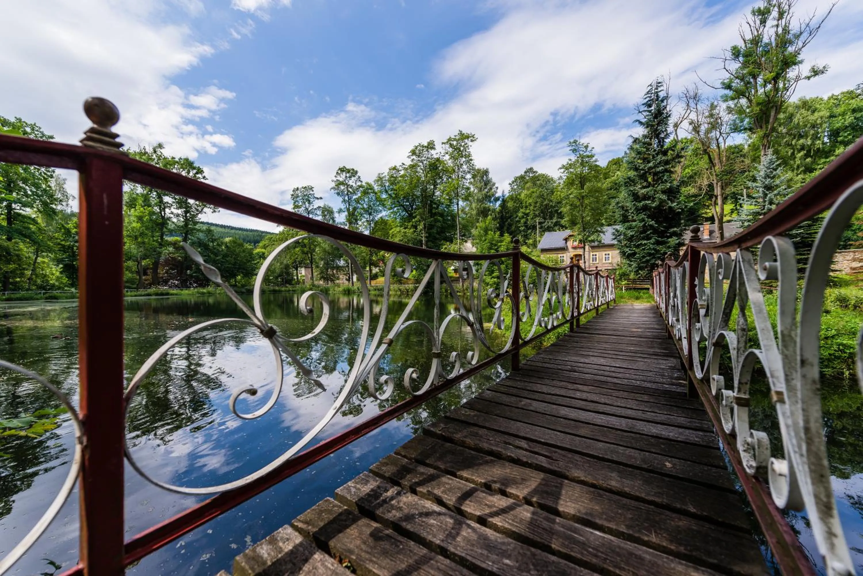 Garden in Schloss Purschenstein
