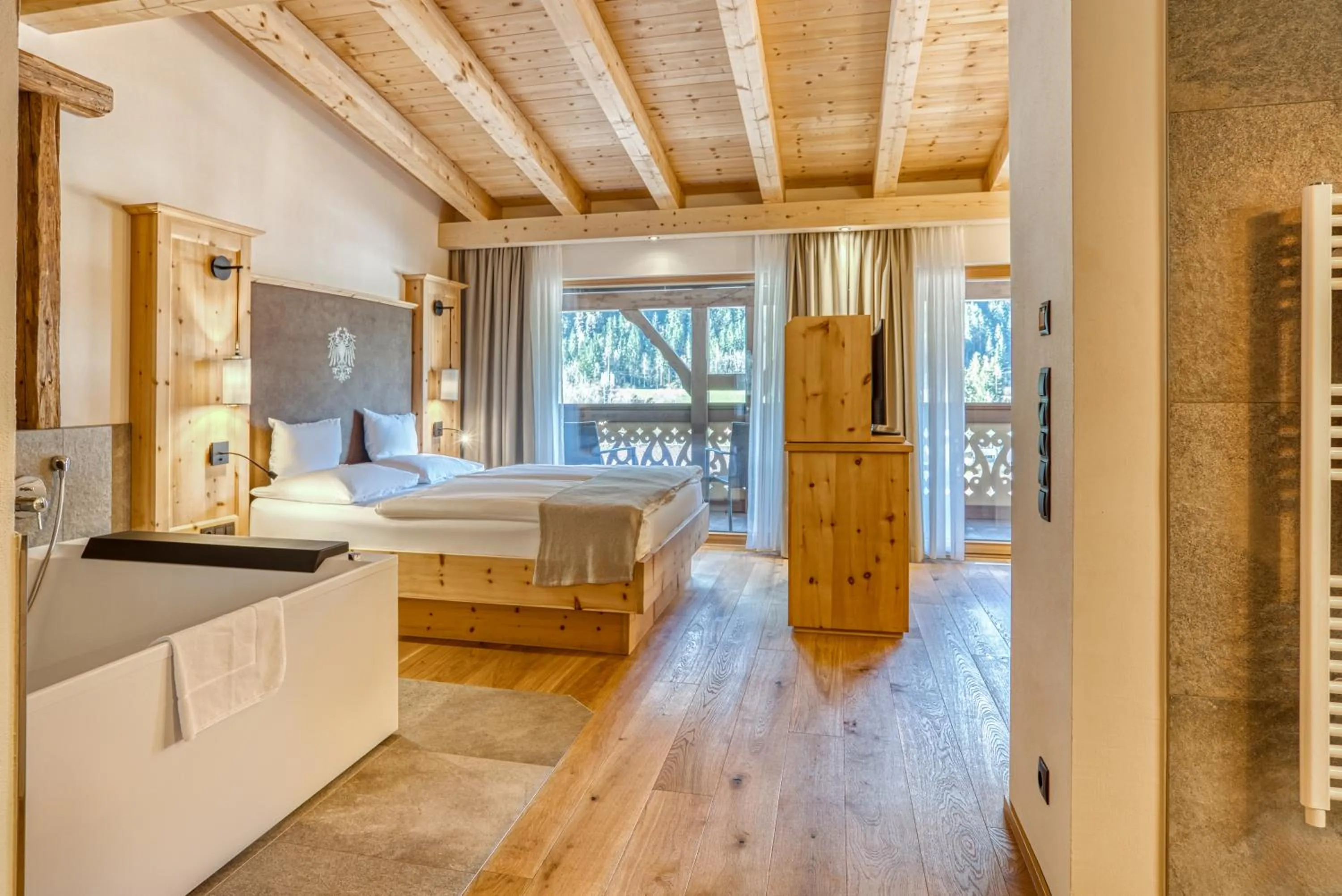 Bedroom, Bed in Posthotel Kassl 4-Sterne-Superior