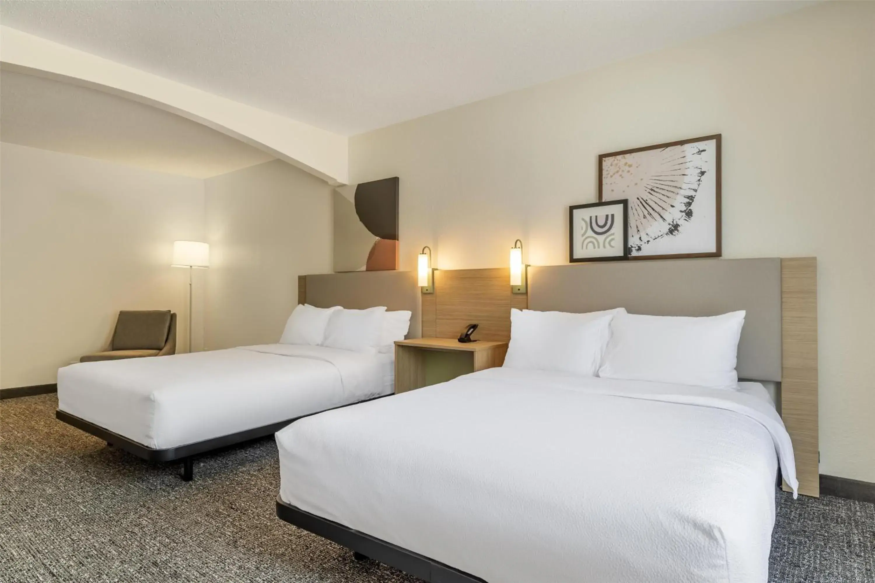 Bed in Spark by Hilton La Crosse Onalaska Bed in Spark by Hilton La Crosse Onalaska