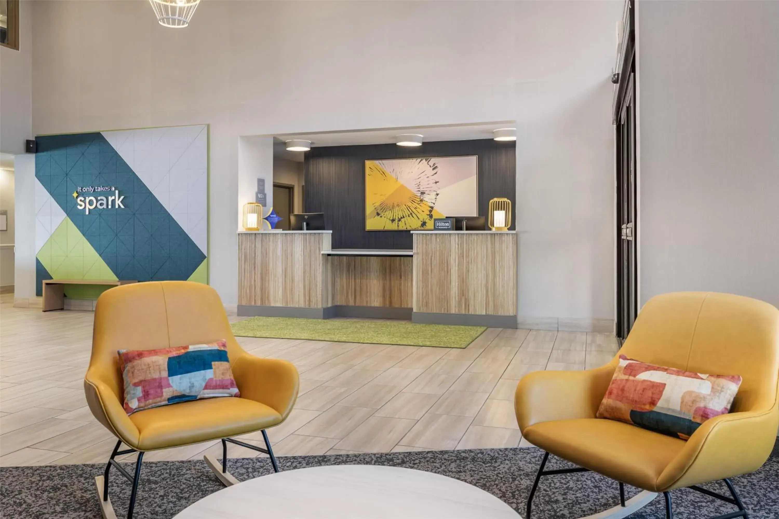 Lobby or reception in Spark by Hilton La Crosse Onalaska Lobby or reception in Spark by Hilton La Crosse Onalaska
