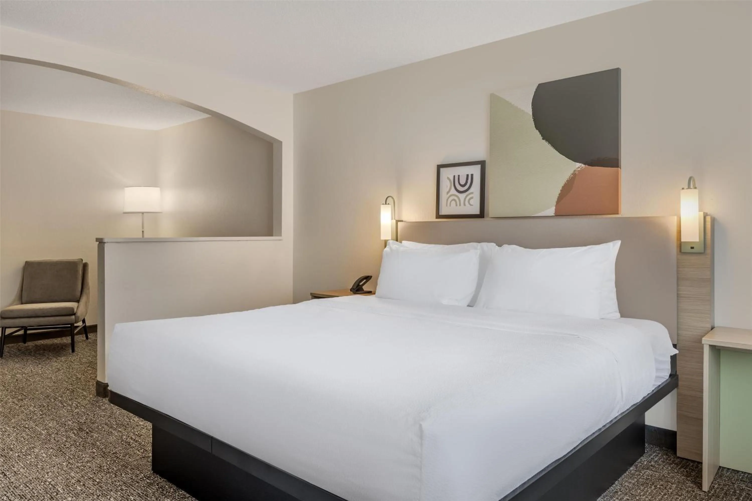Bed in Spark by Hilton La Crosse Onalaska
