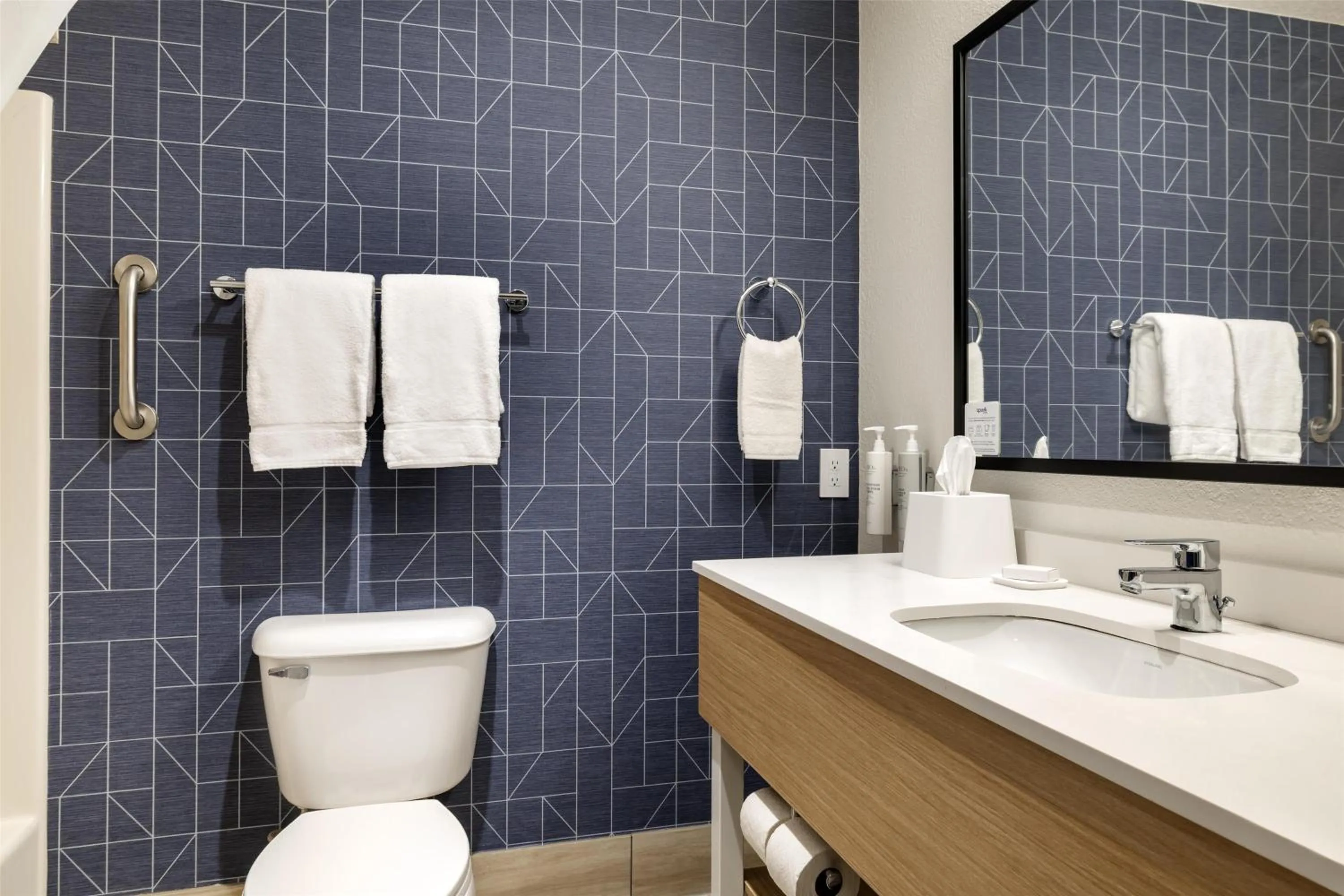 Bathroom in Spark by Hilton La Crosse Onalaska