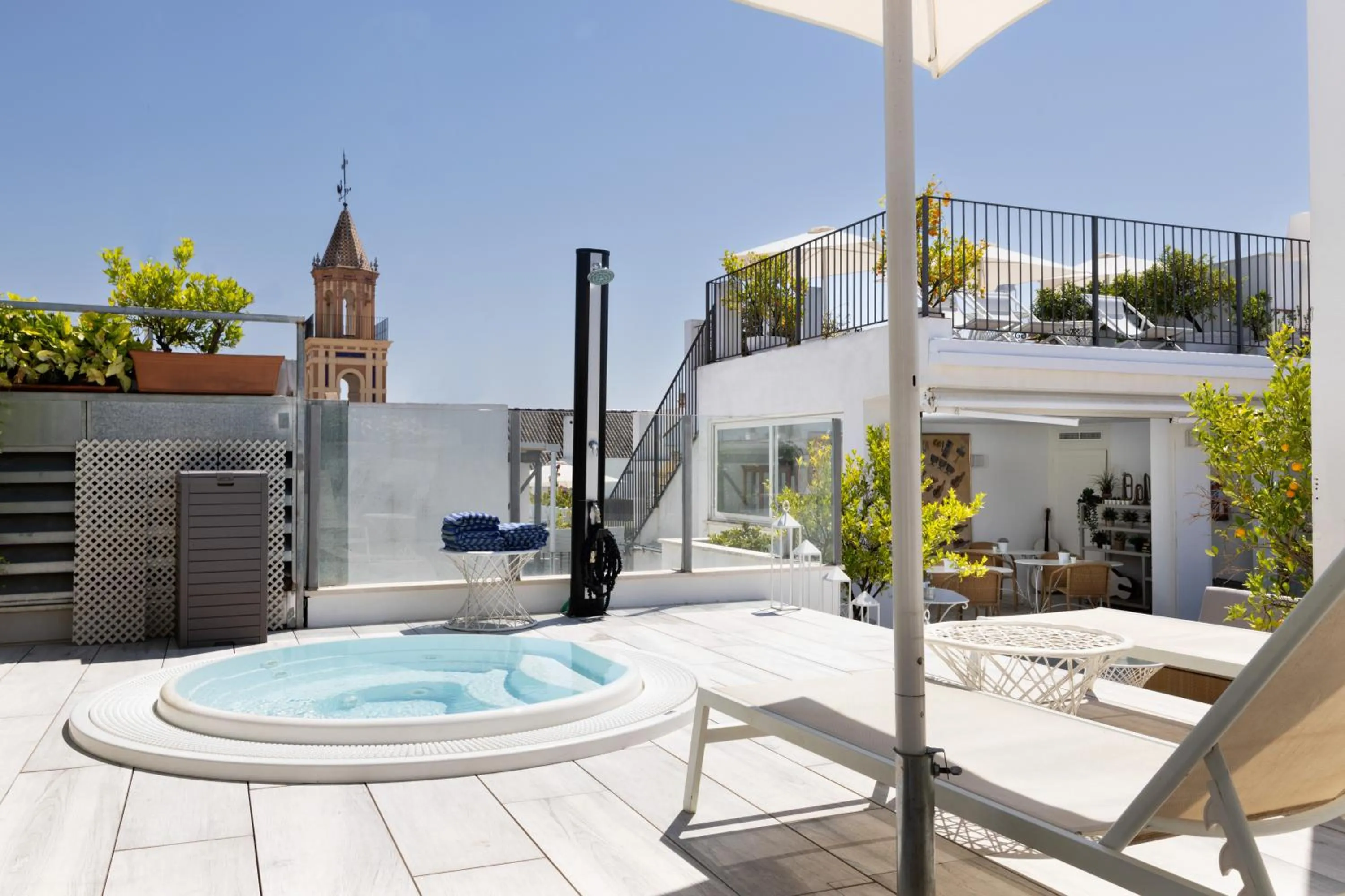 Balcony/Terrace in Hotel Amadeus Sevilla
