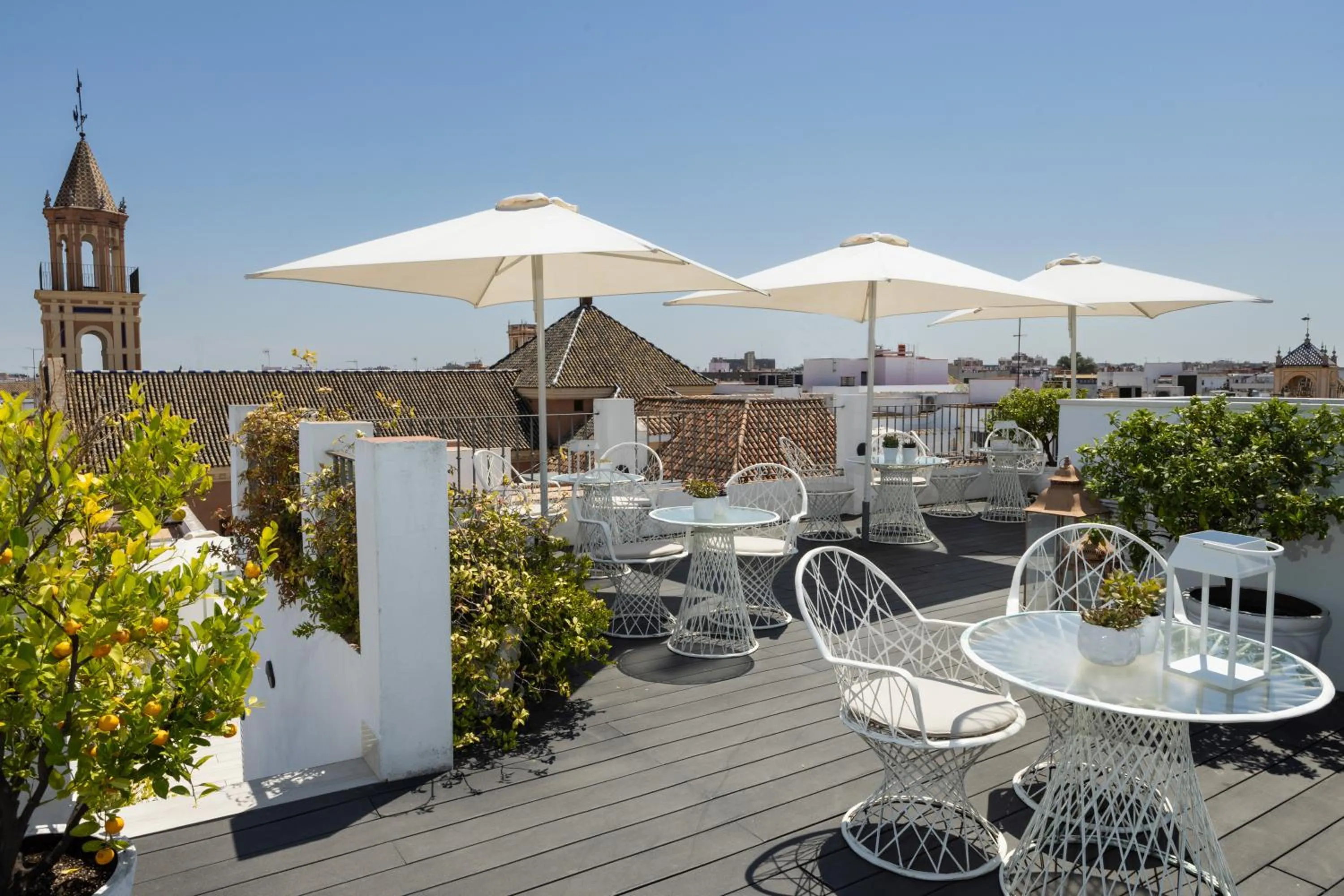 Balcony/Terrace in Hotel Amadeus Sevilla