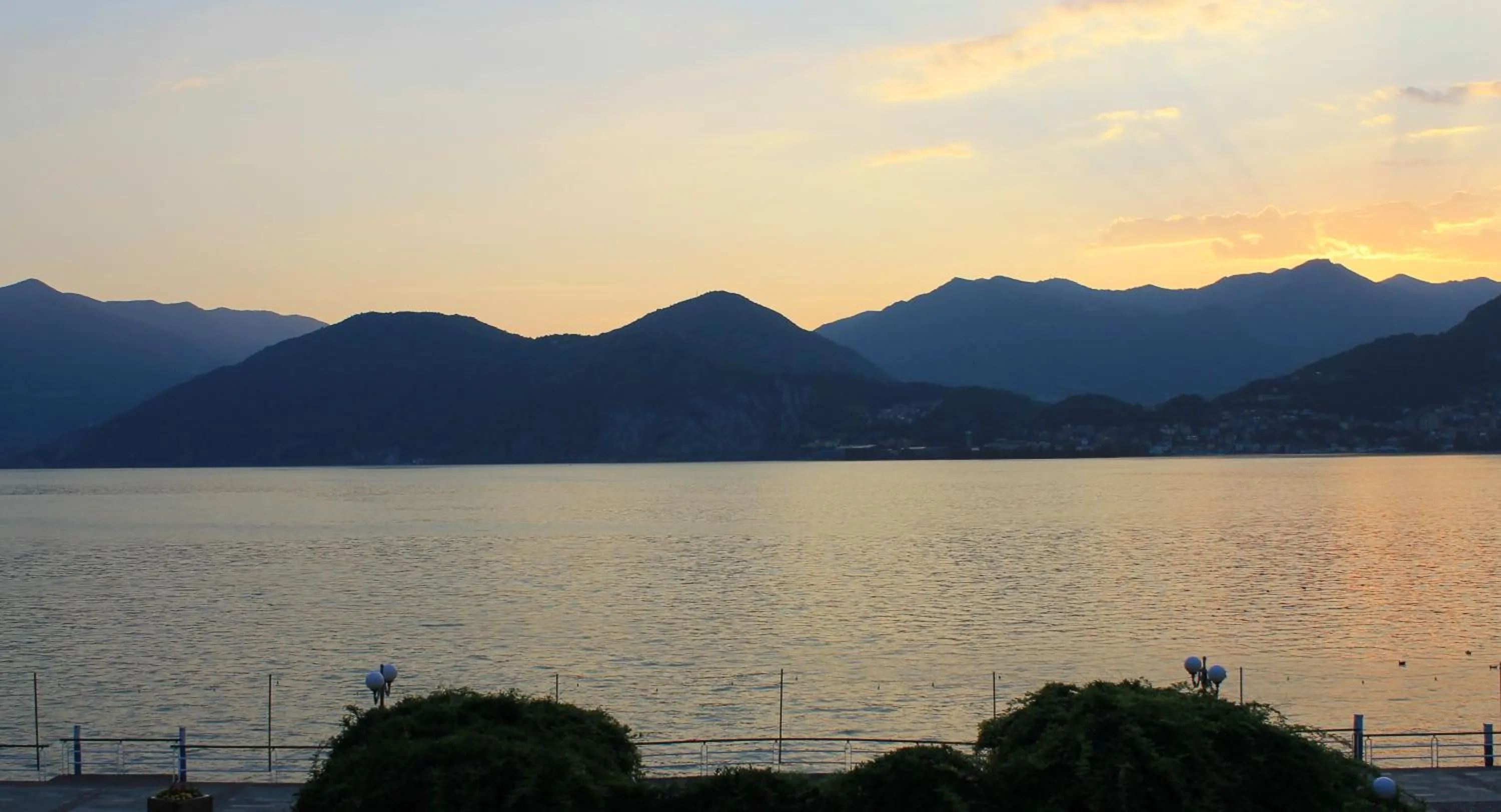 Lake view in Hotel Capovilla