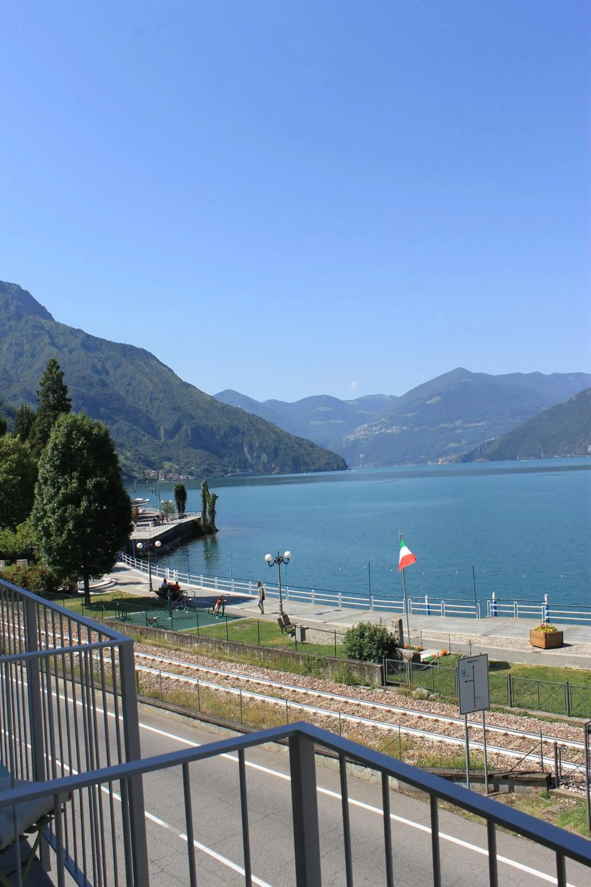 Lake view in Hotel Capovilla