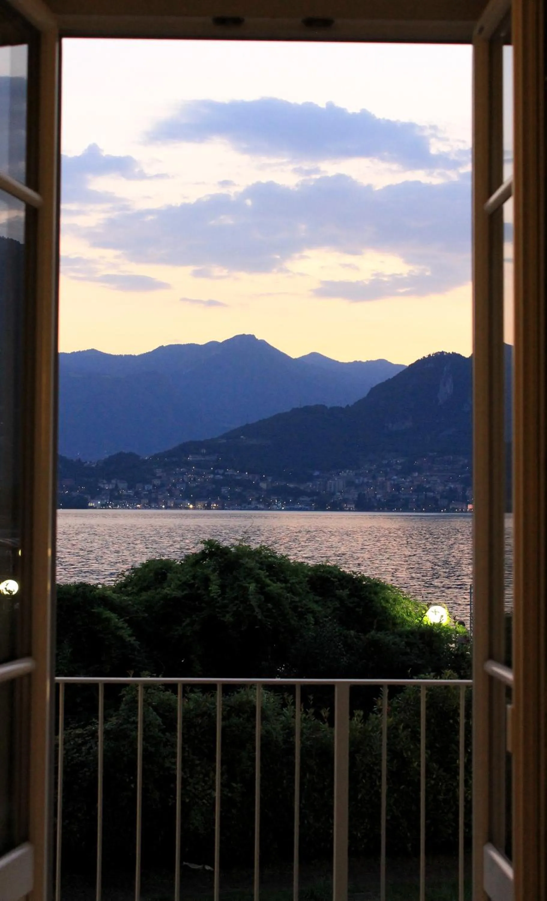 Lake view in Hotel Capovilla