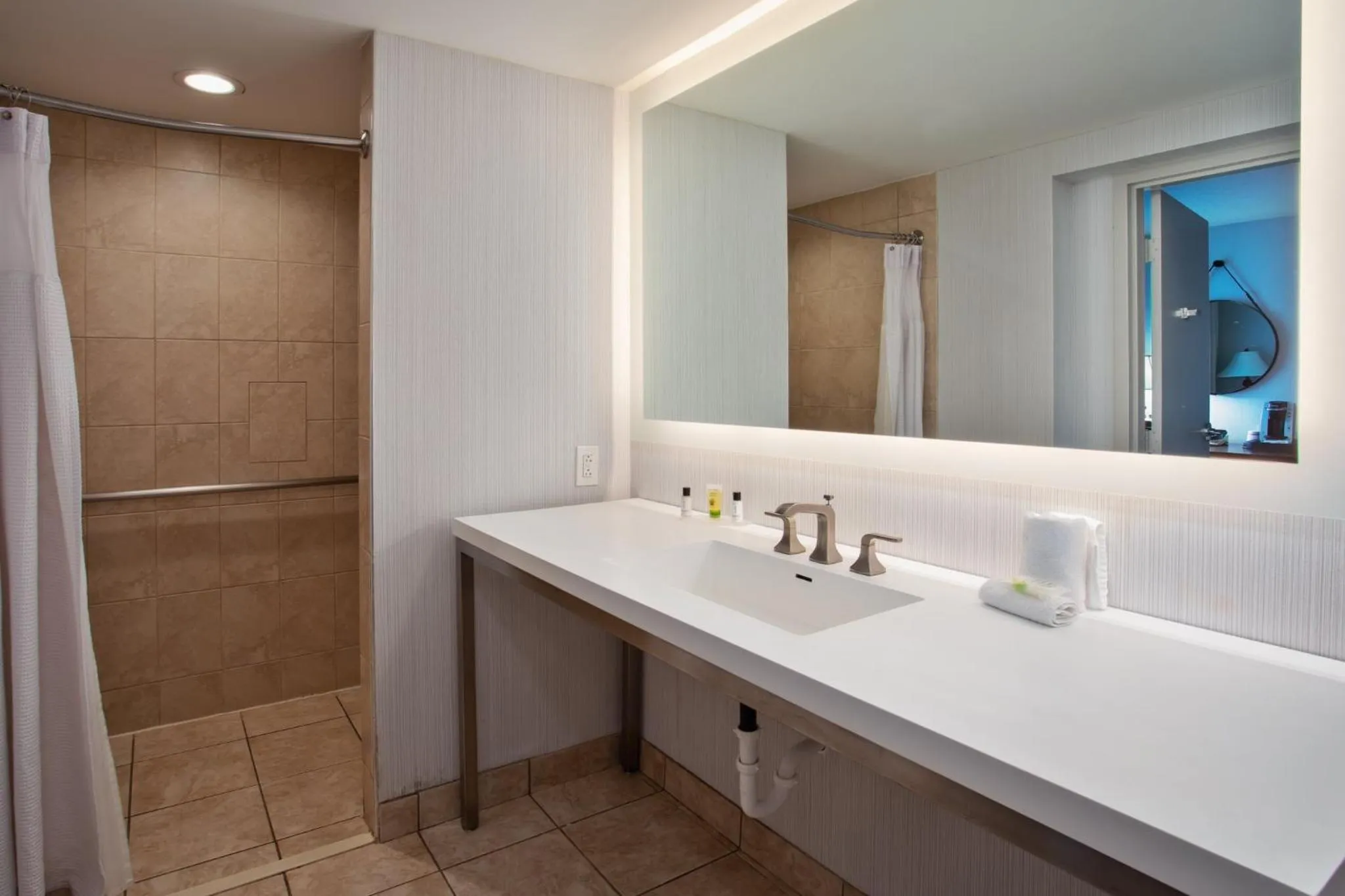 Bathroom in Crowne Plaza Chicago-Northbrook, an IHG Hotel