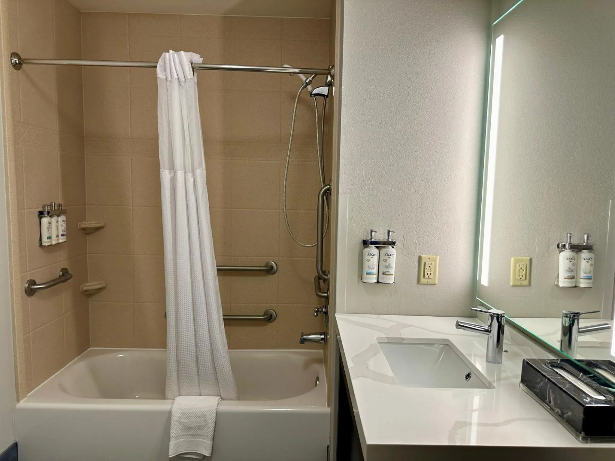 Bathroom in Staybridge Suites Milwaukee West-Oconomowoc by IHG