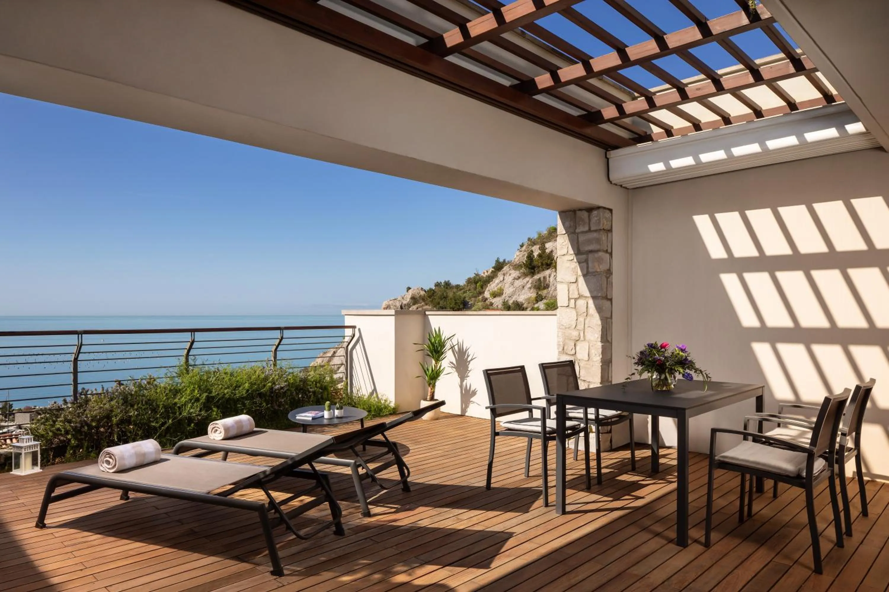 Balcony/Terrace in Tivoli Portopiccolo Sistiana Apartments