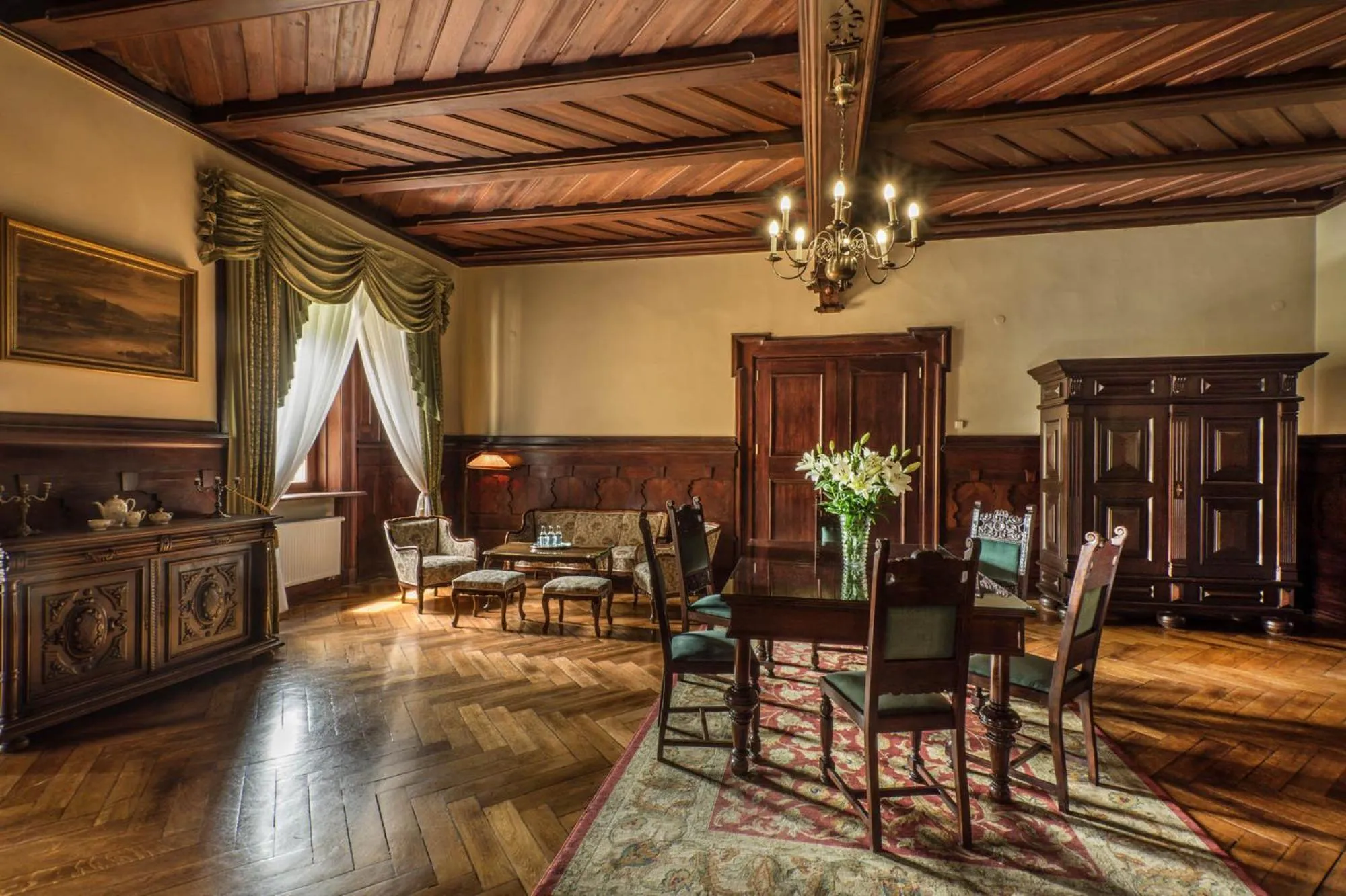 Living room in Zamek Kliczków