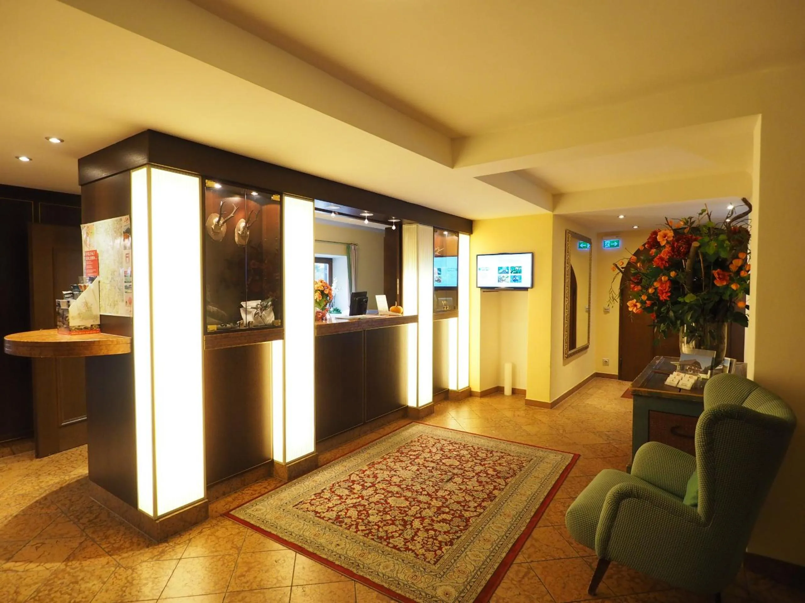 Lobby or reception in Hotel Friesacher`s Aniferhof