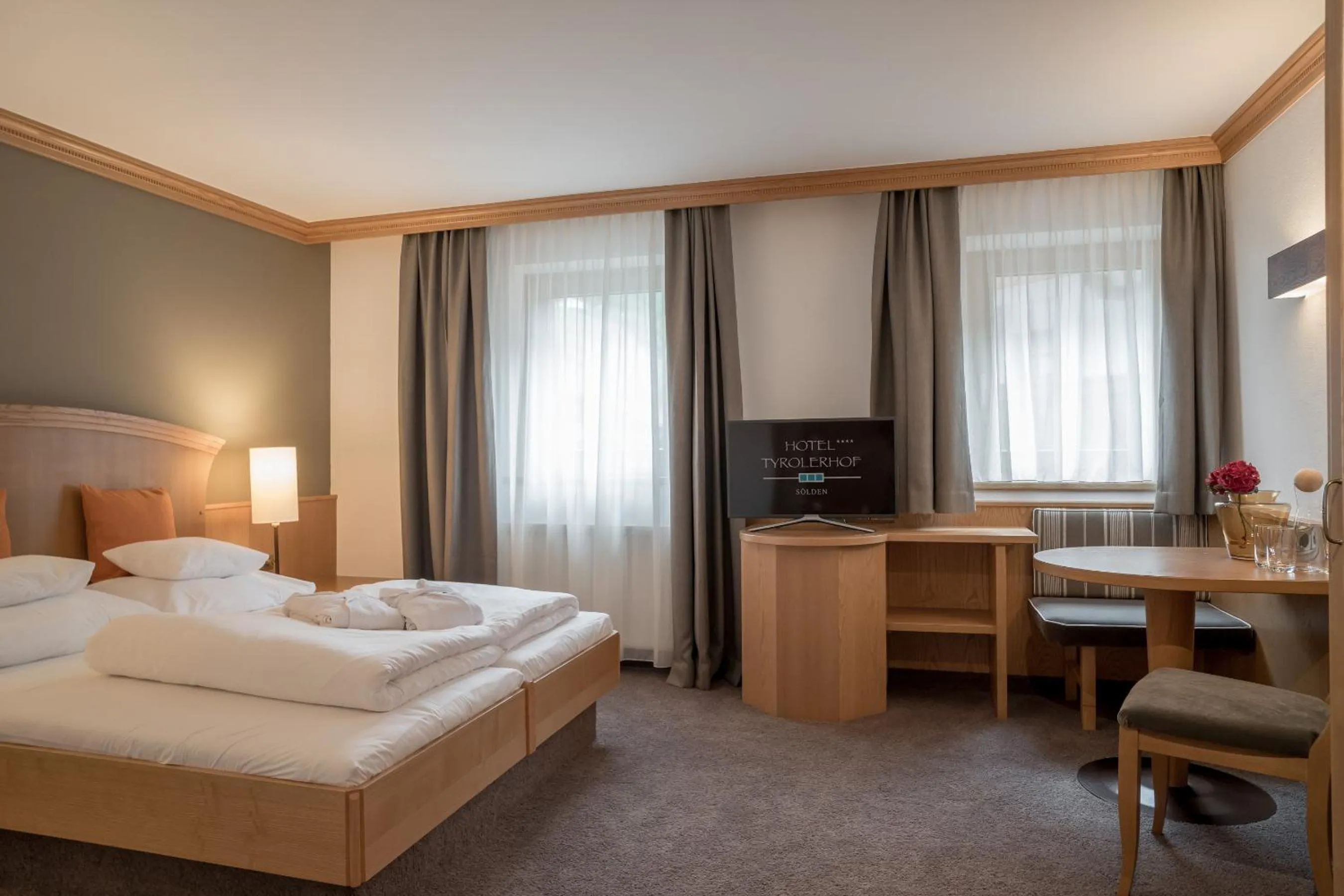 Photo of the whole room, Bed in Hotel Tyrolerhof