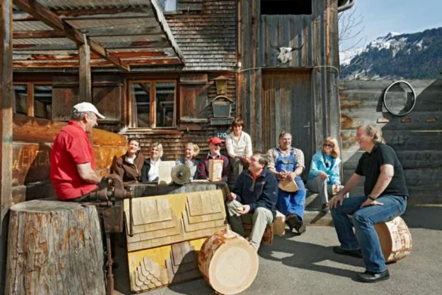 group of guests in Hotel Krone in Au