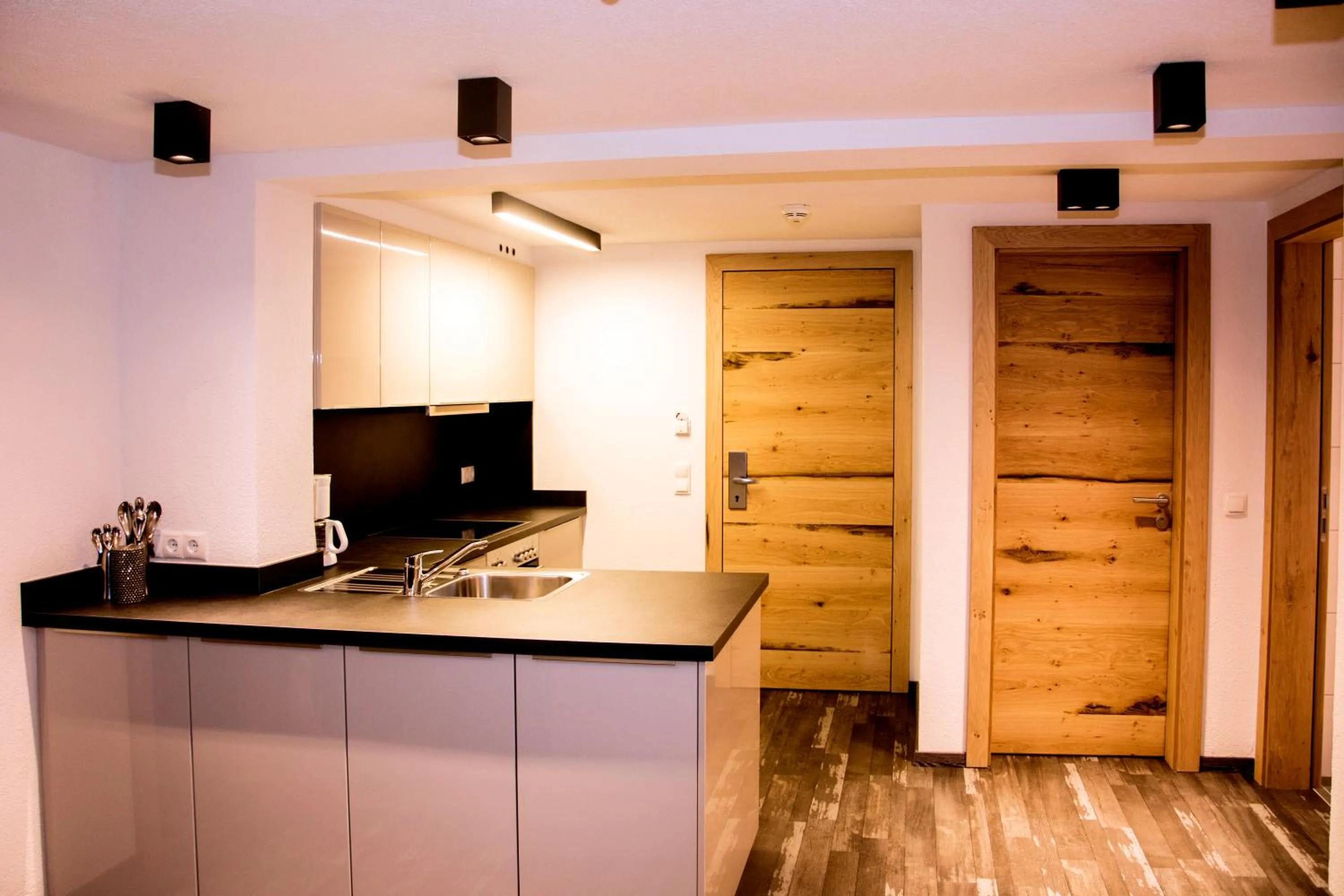 Kitchen or kitchenette in Garni Vereina