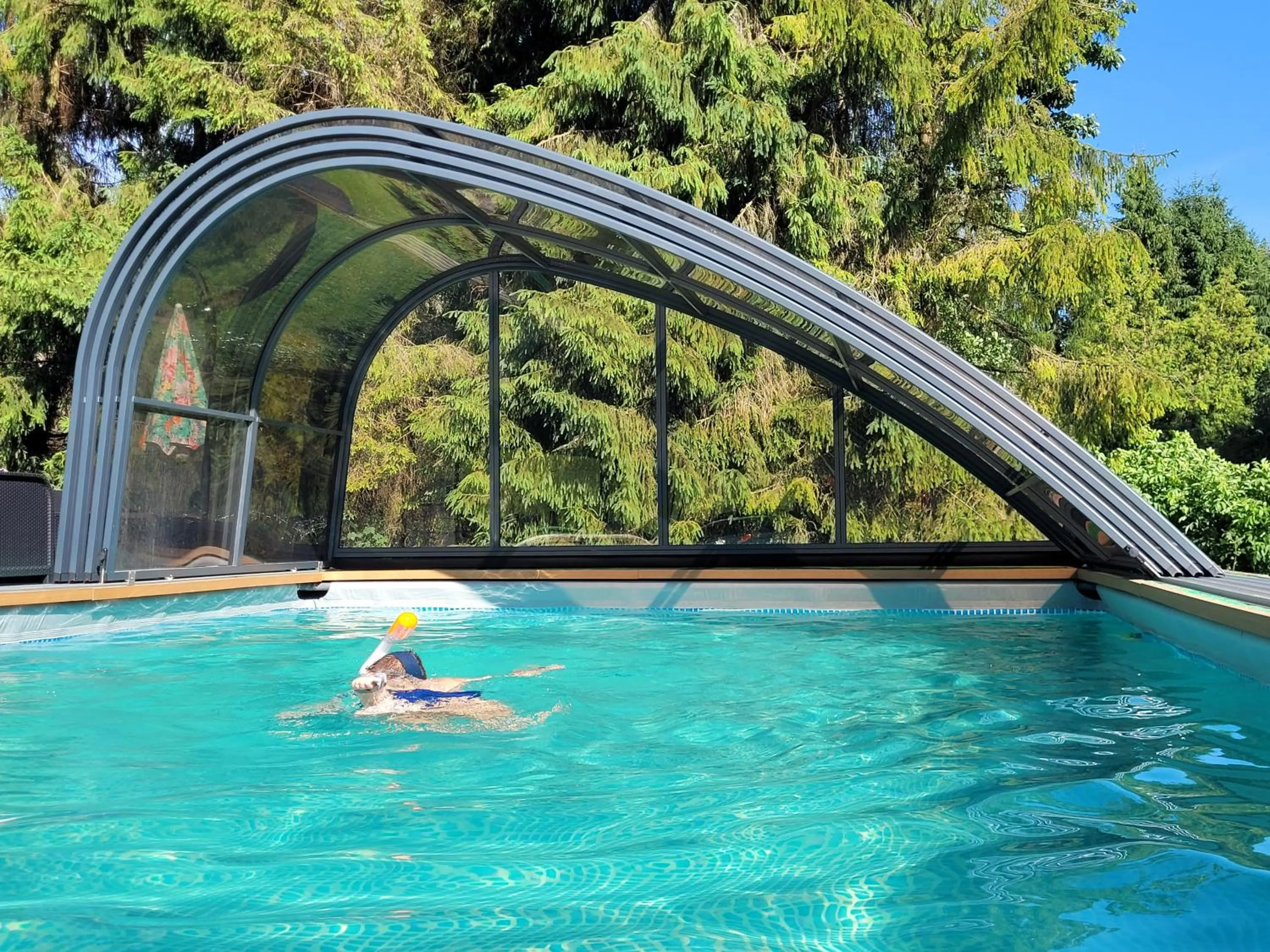 Swimming pool in Noclegi Pod Małym Królem
