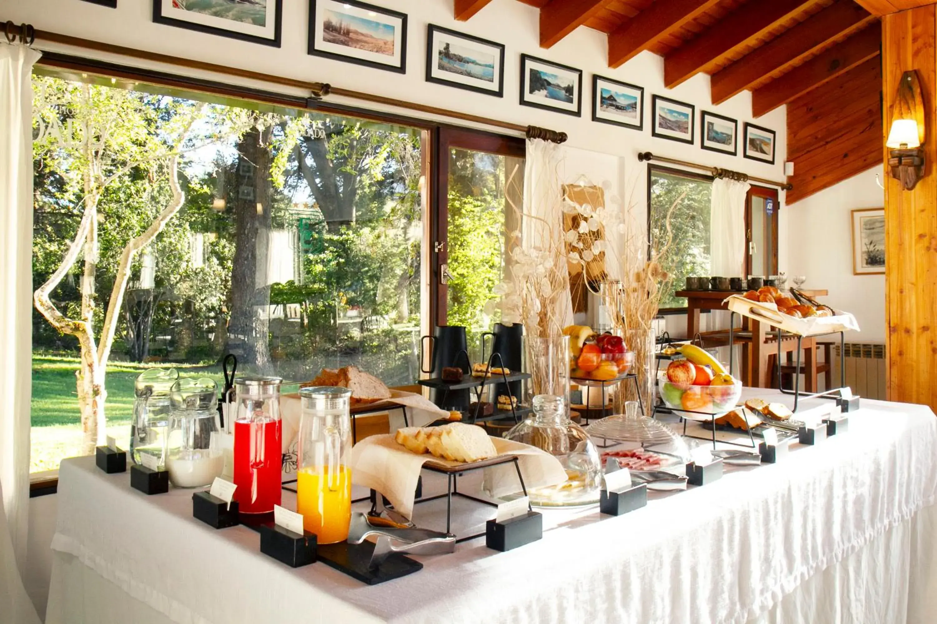 Buffet breakfast in Hosteria El Condado Buffet breakfast in Hosteria El Condado