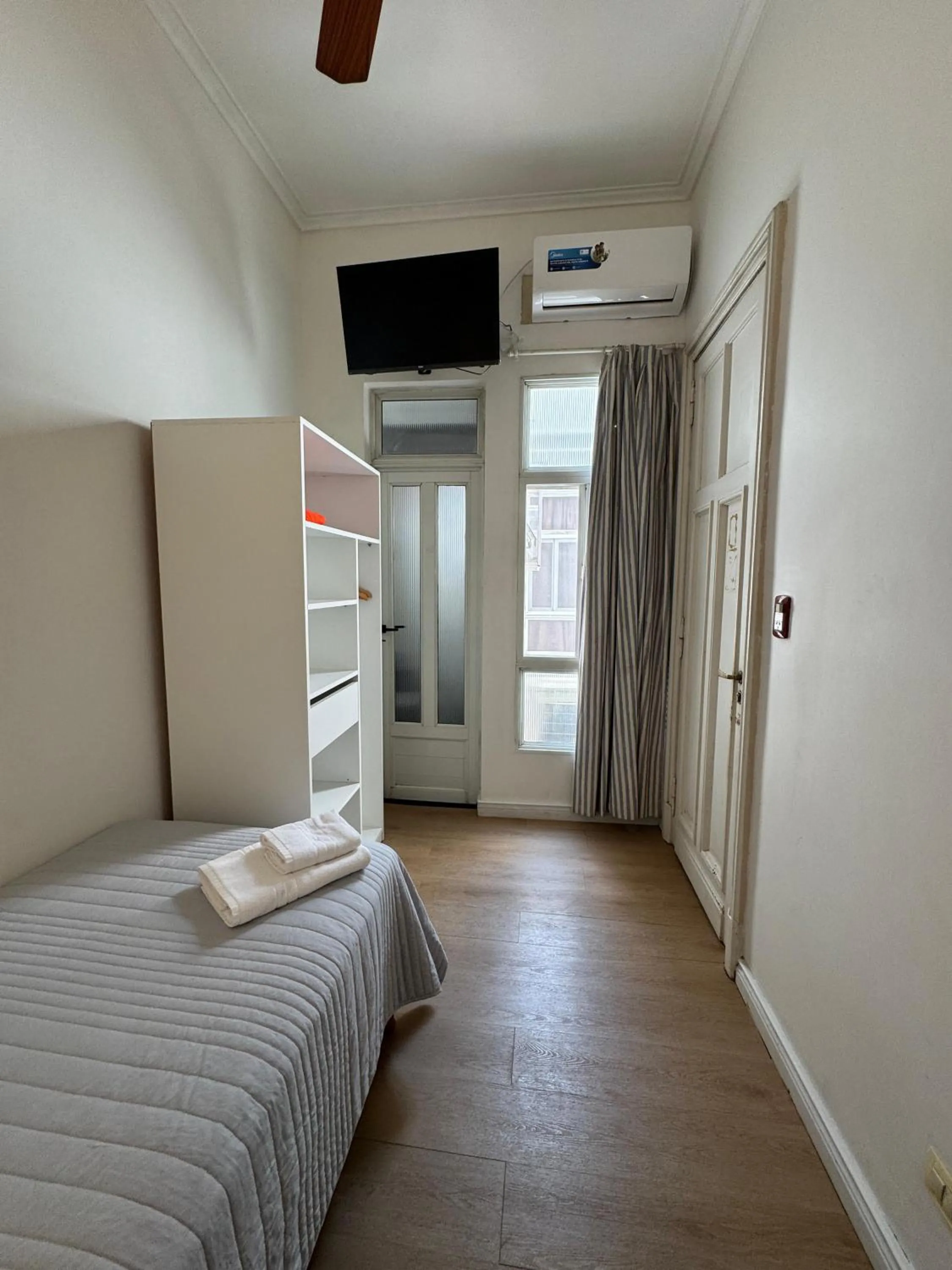 Bed in Hotel Frossard