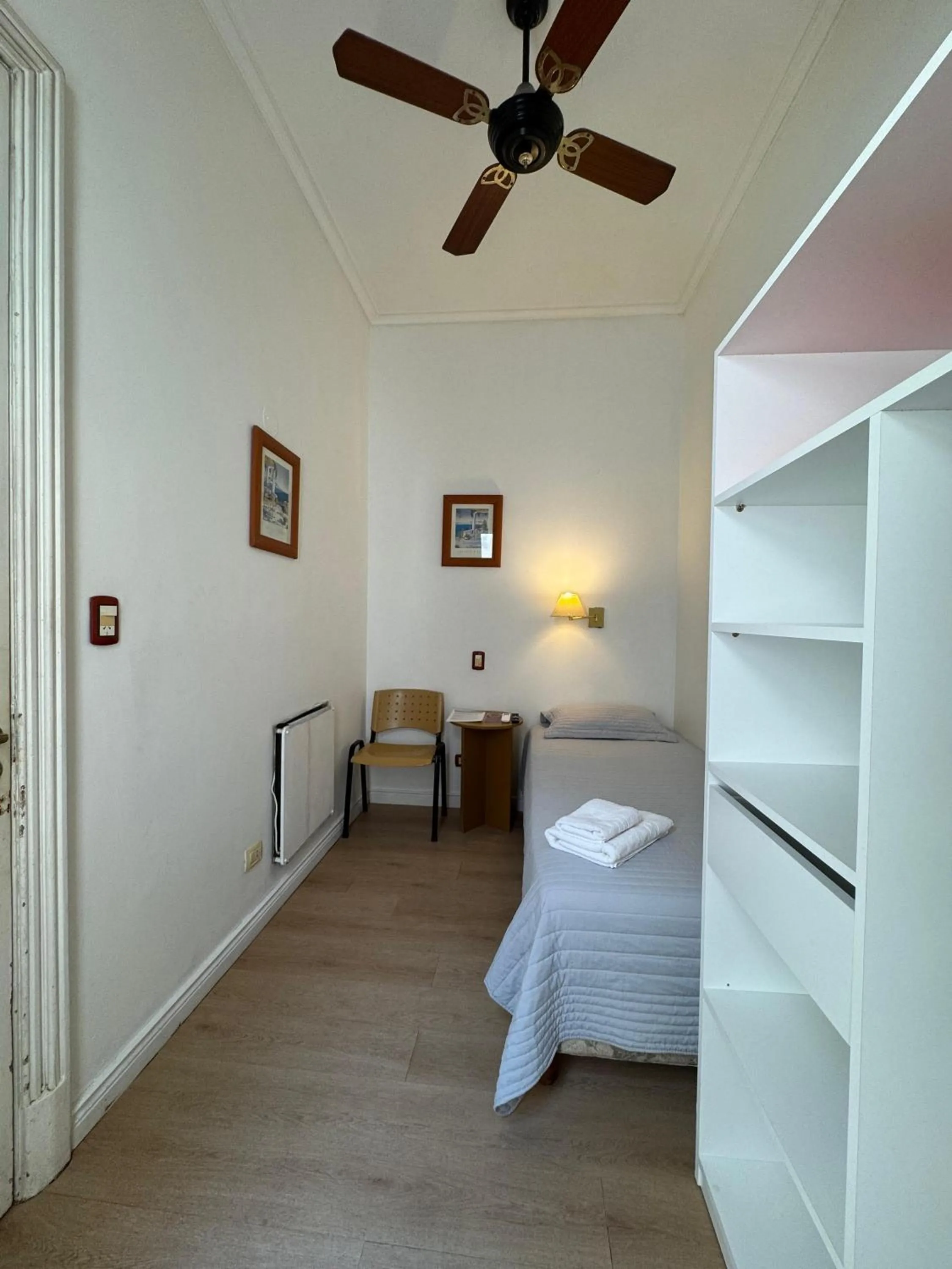 Bed in Hotel Frossard