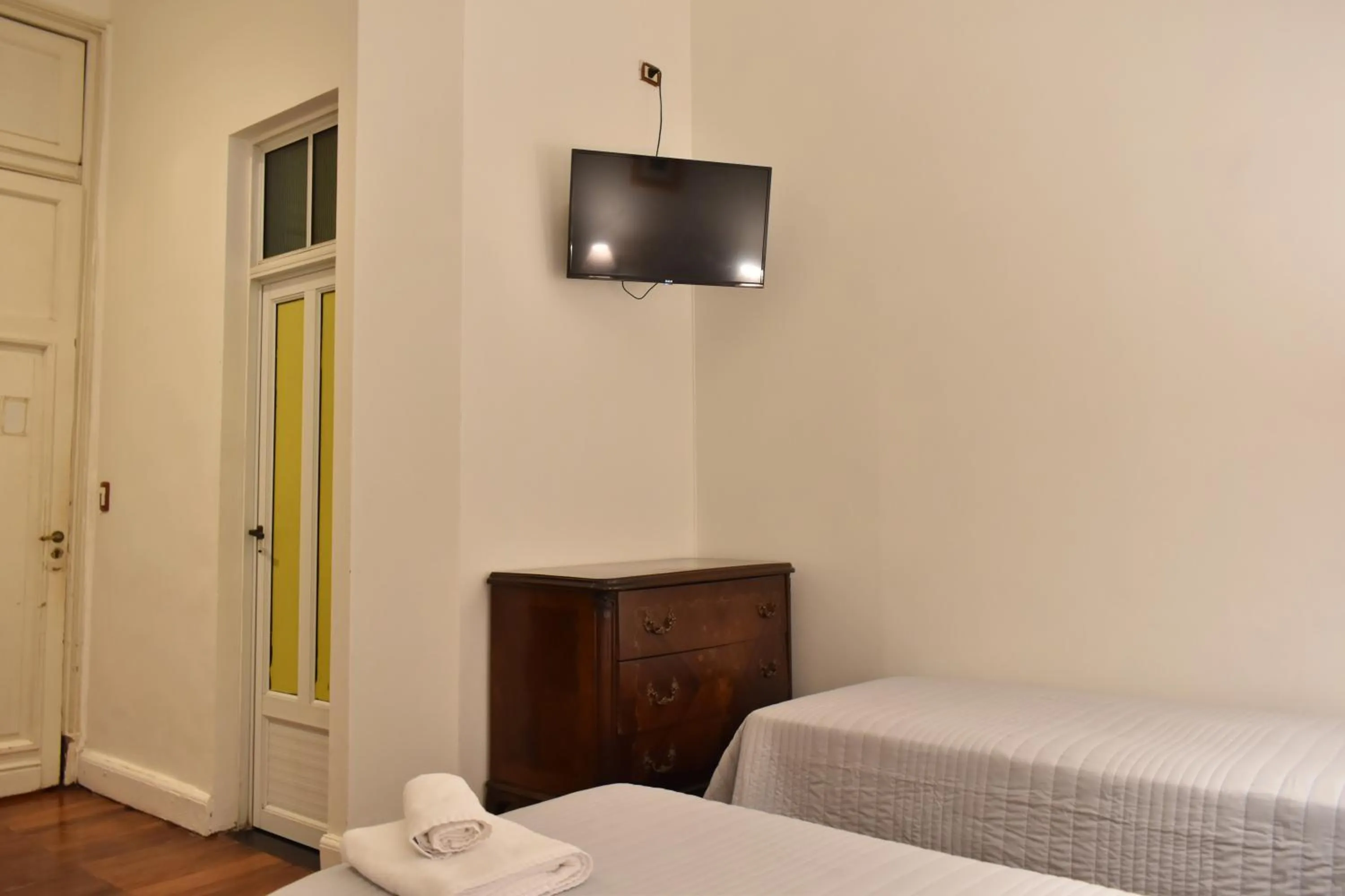 Bed in Hotel Frossard