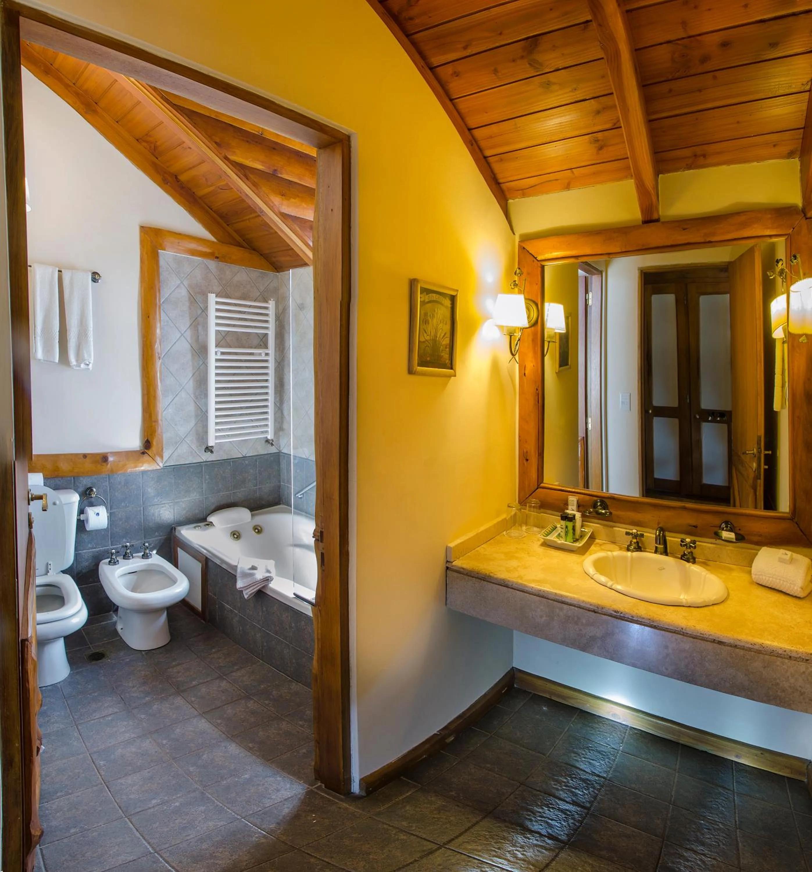 Bathroom in Nido del Cóndor Hotel & Spa