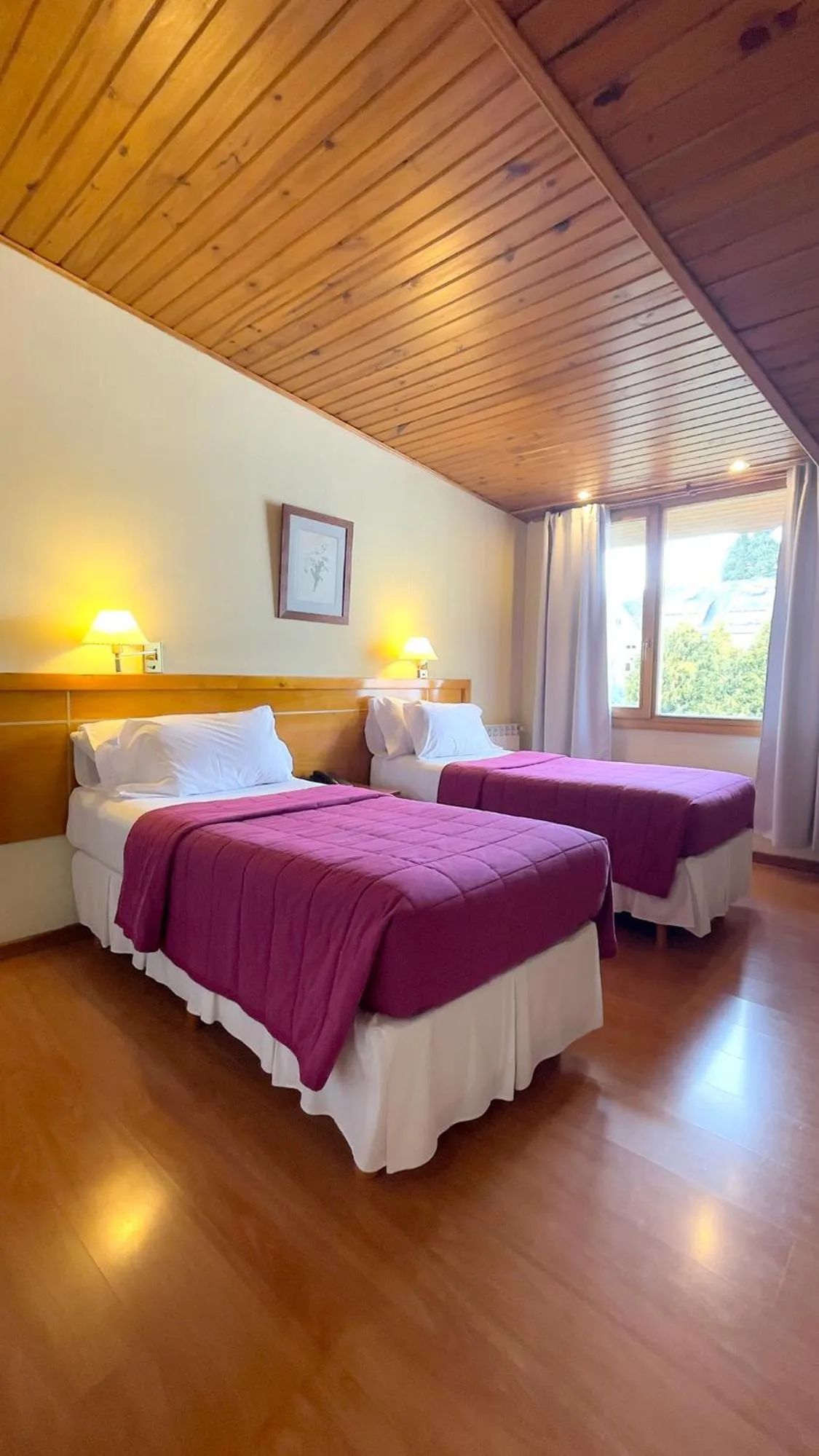 Bed in Hotel Nahuel Huapi