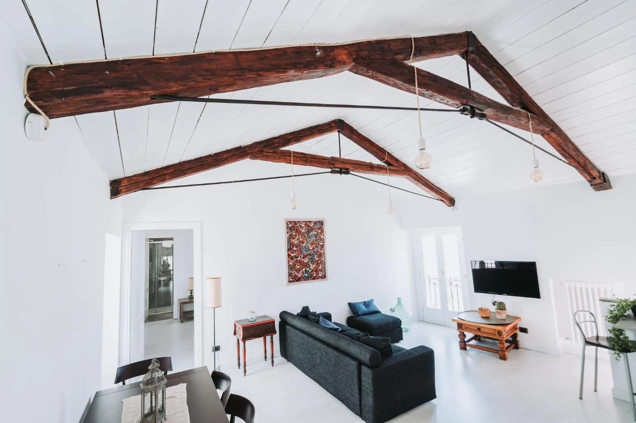 Communal lounge/ TV room in La Casa di Ele