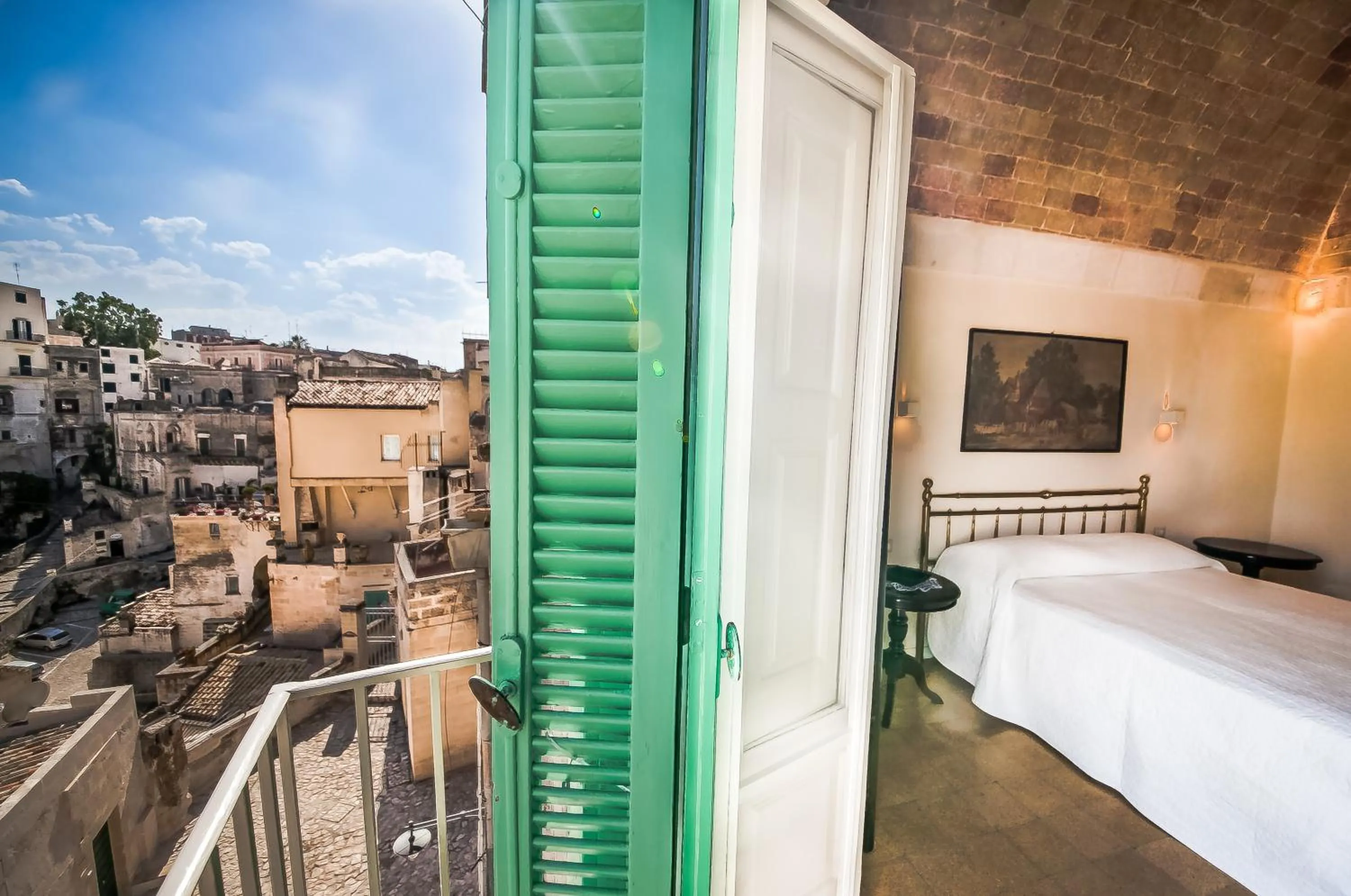 Balcony/Terrace, Bed in La Casa di Ele