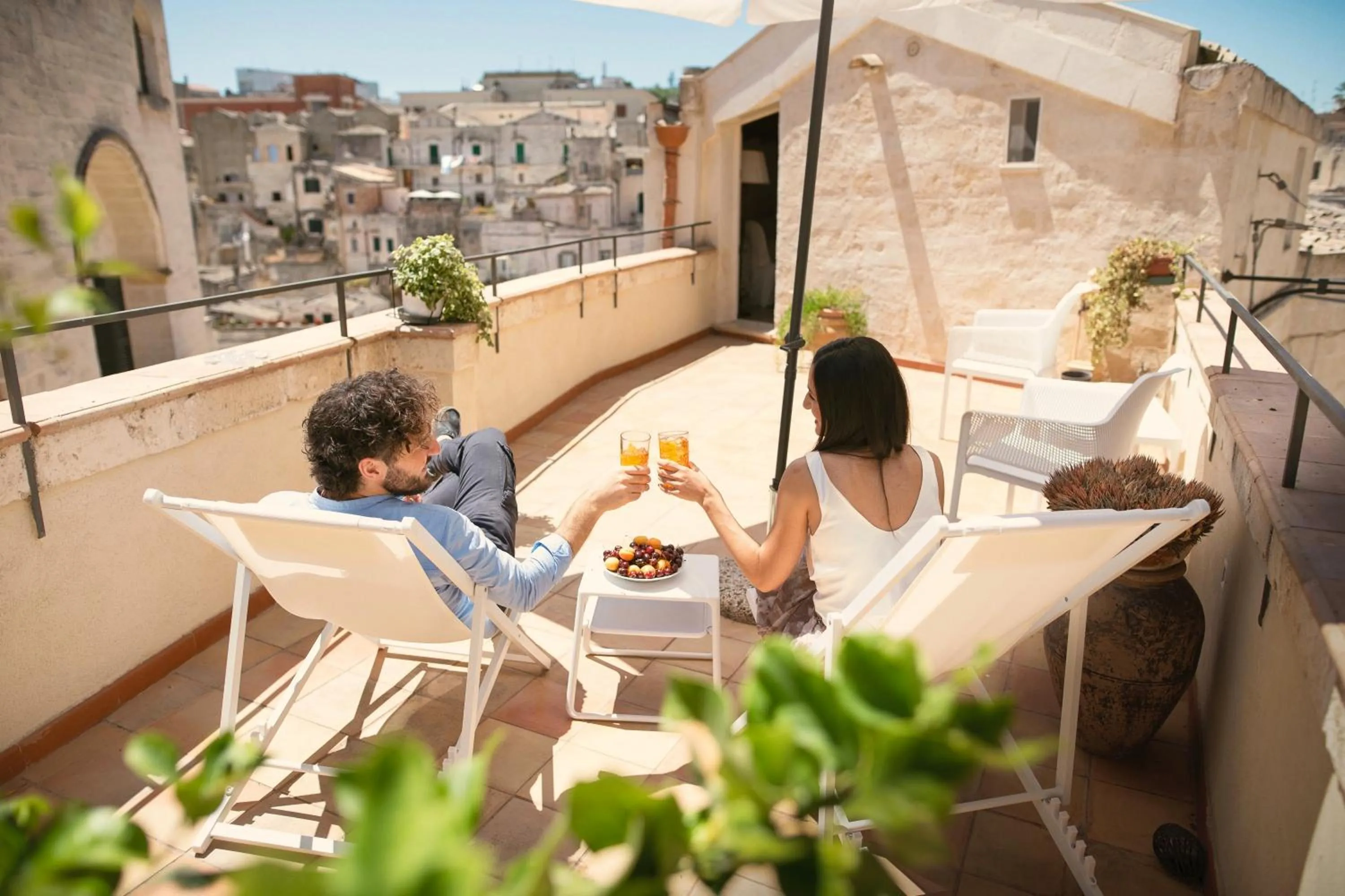 City view in La Casa di Ele