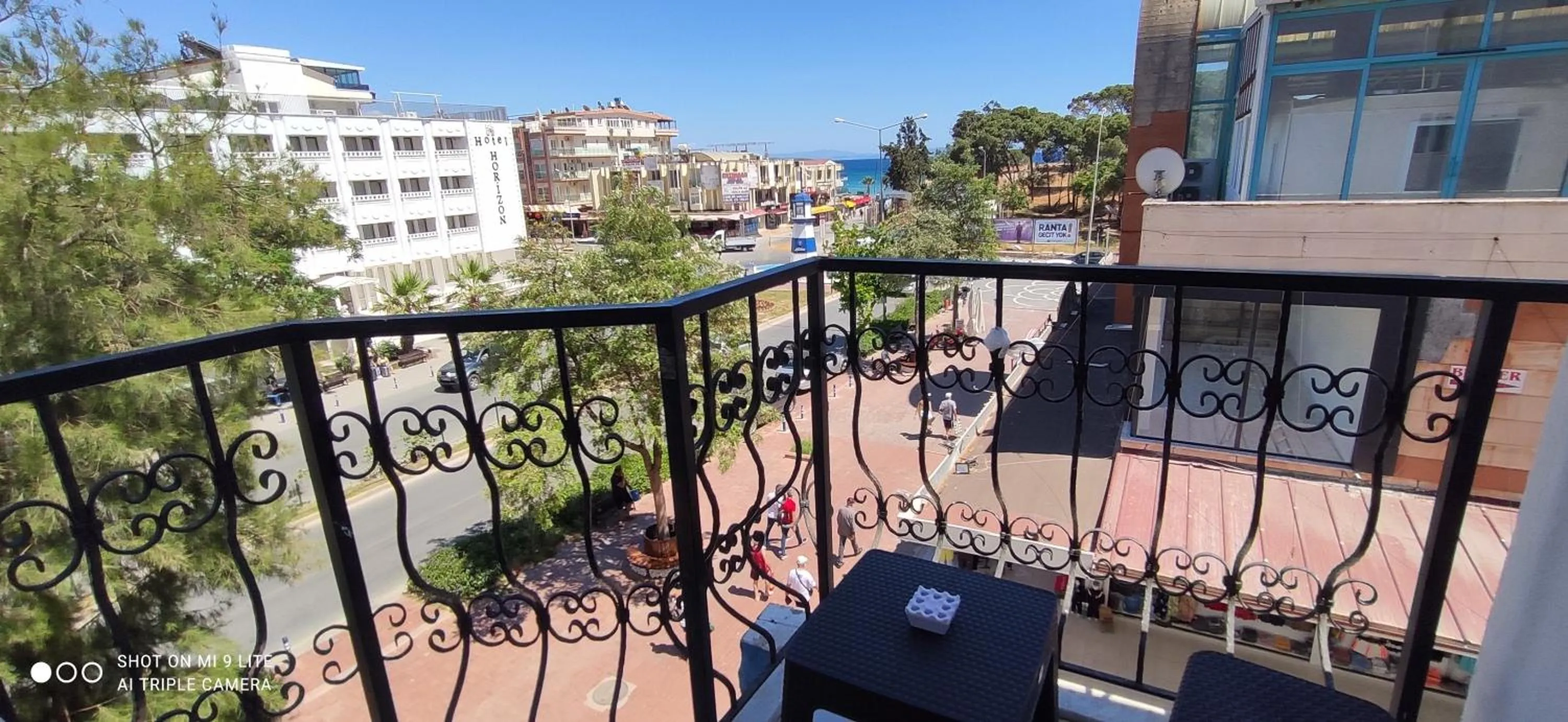Balcony/Terrace in Zeytindali Apart Hotel