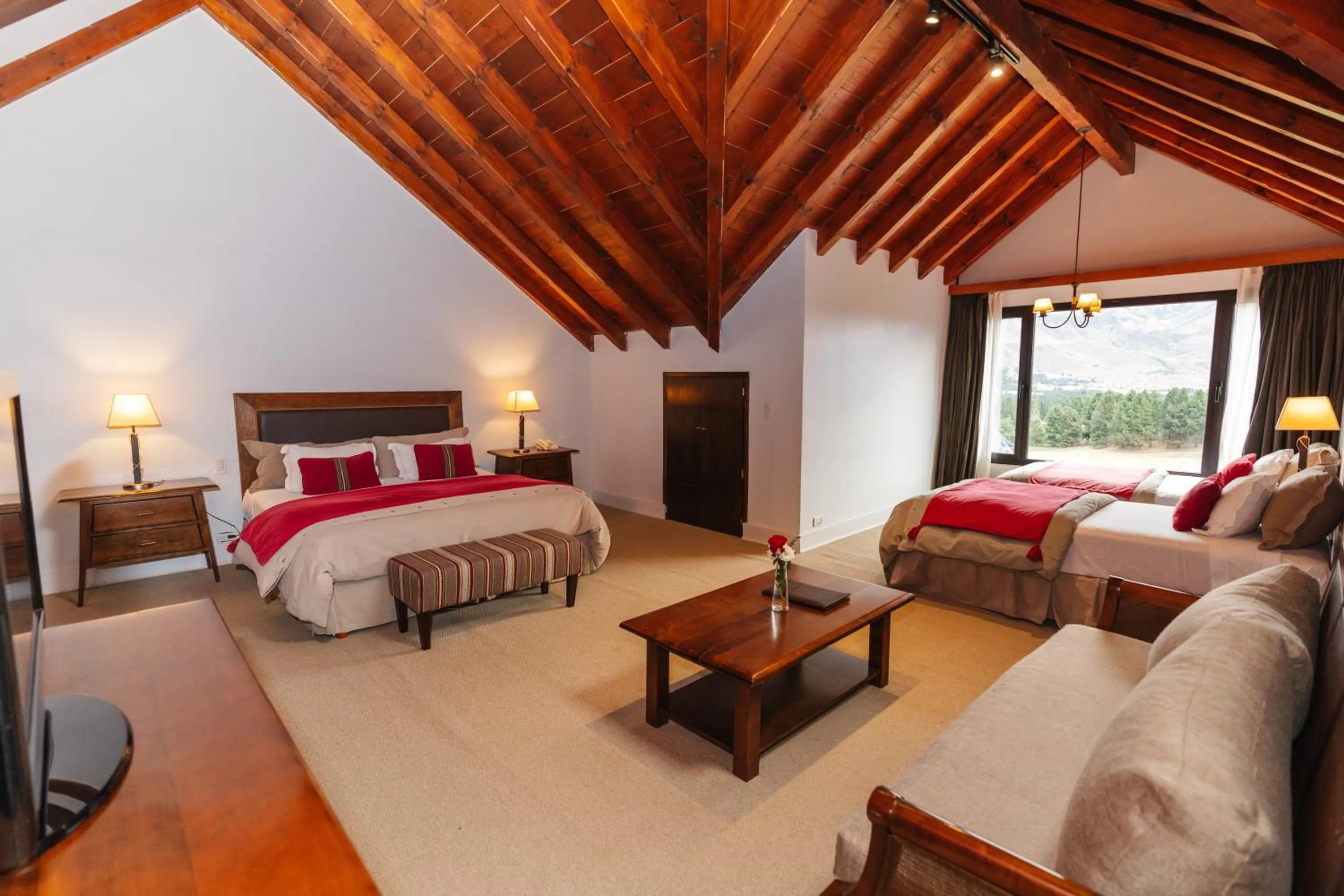 Bed in Loi Suites Chapelco Hotel