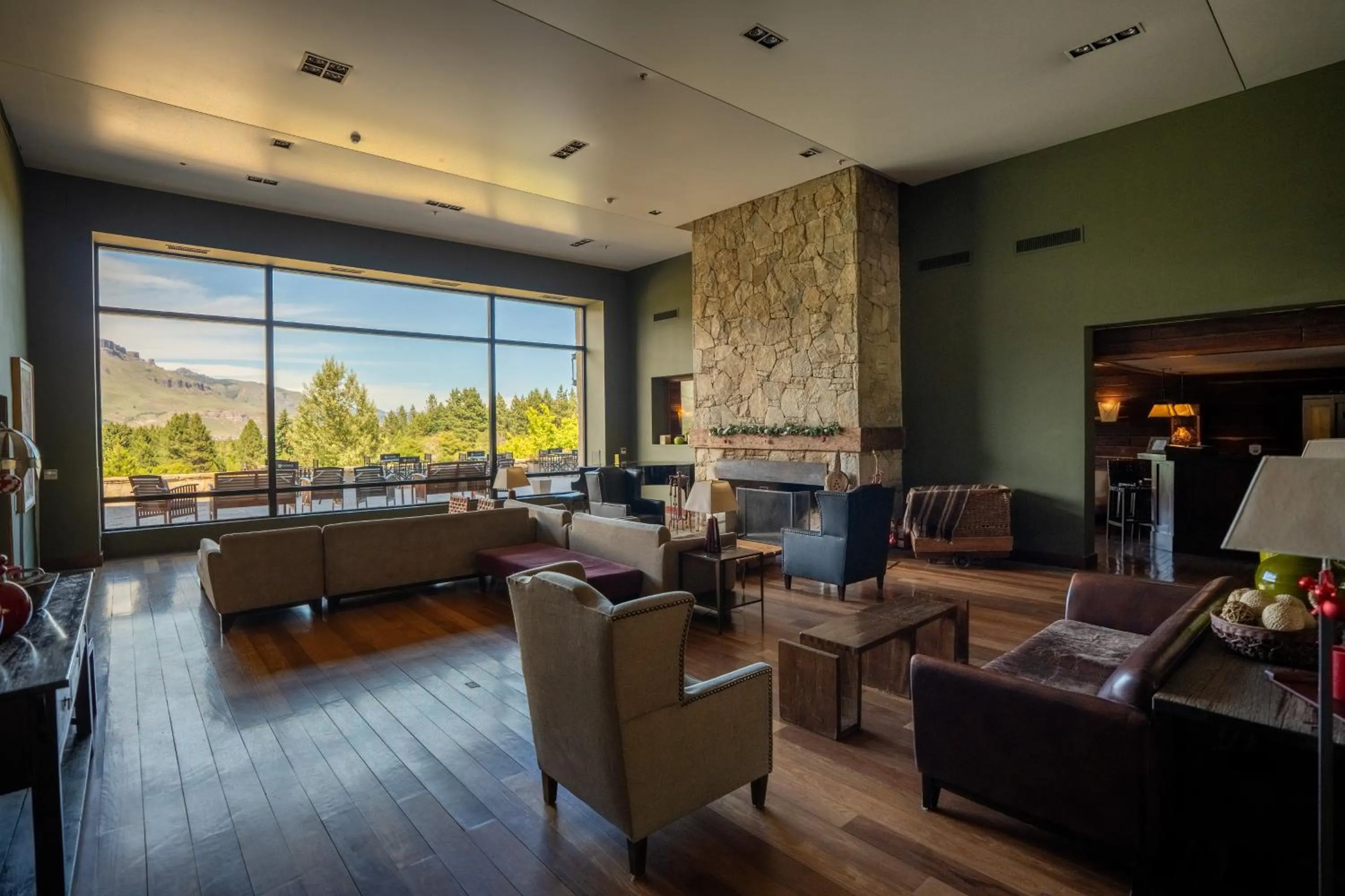 Living room in Loi Suites Chapelco Hotel