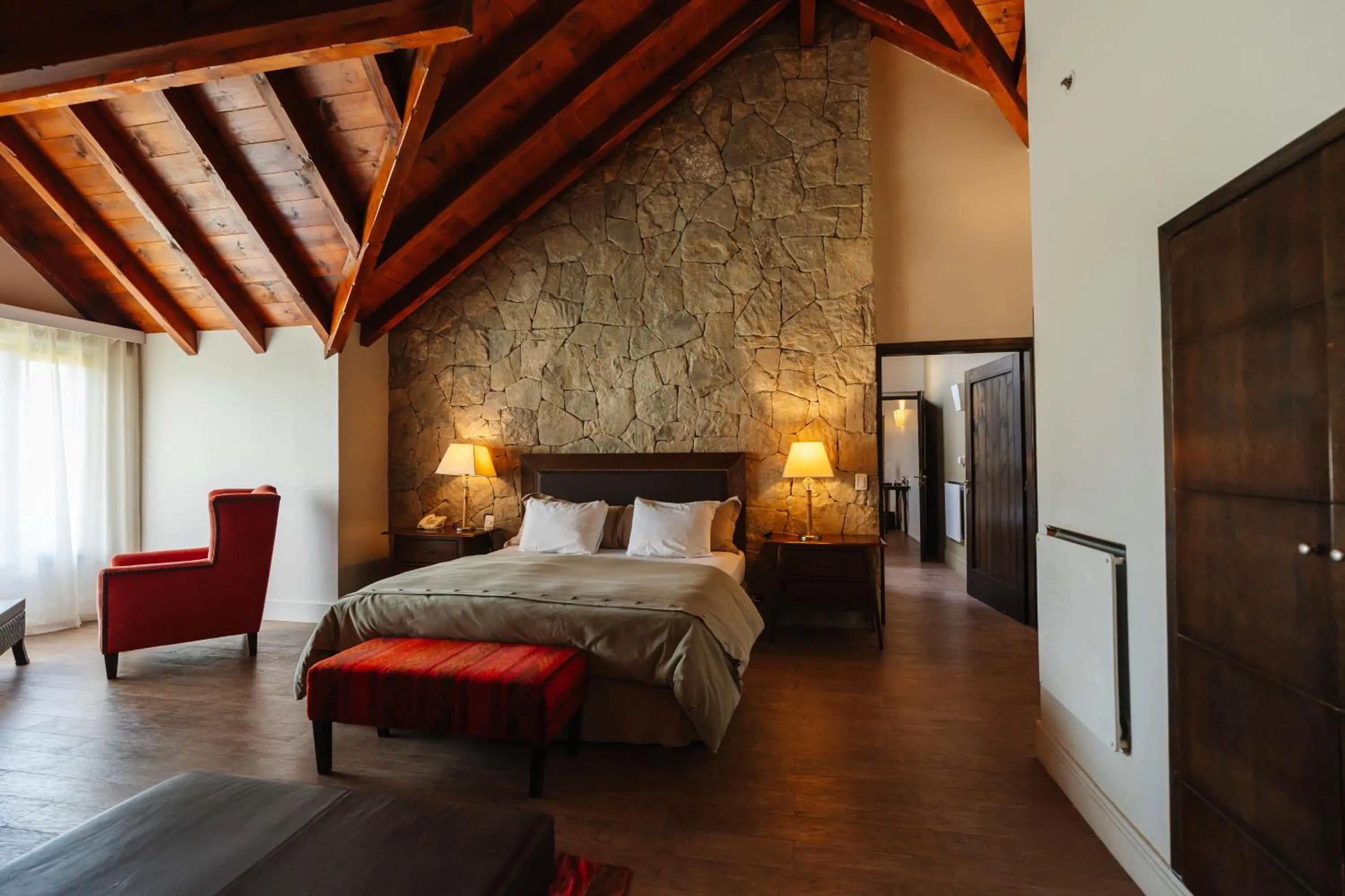 Bed in Loi Suites Chapelco Hotel