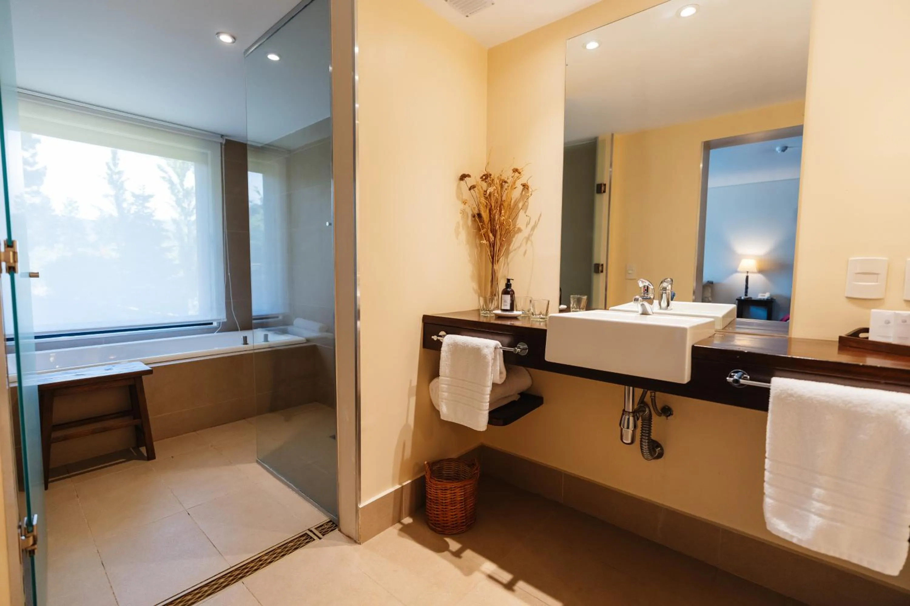 Bathroom in Loi Suites Chapelco Hotel