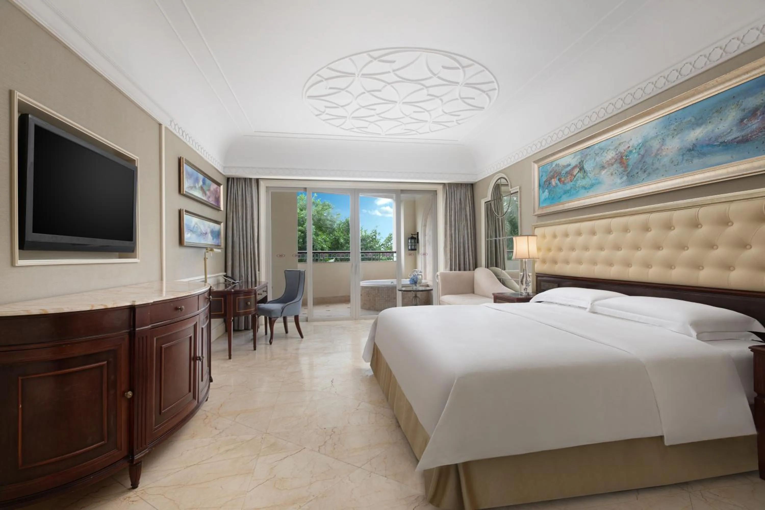 Bedroom, Bed in Crowne Plaza Resort Sanya Bay by IHG