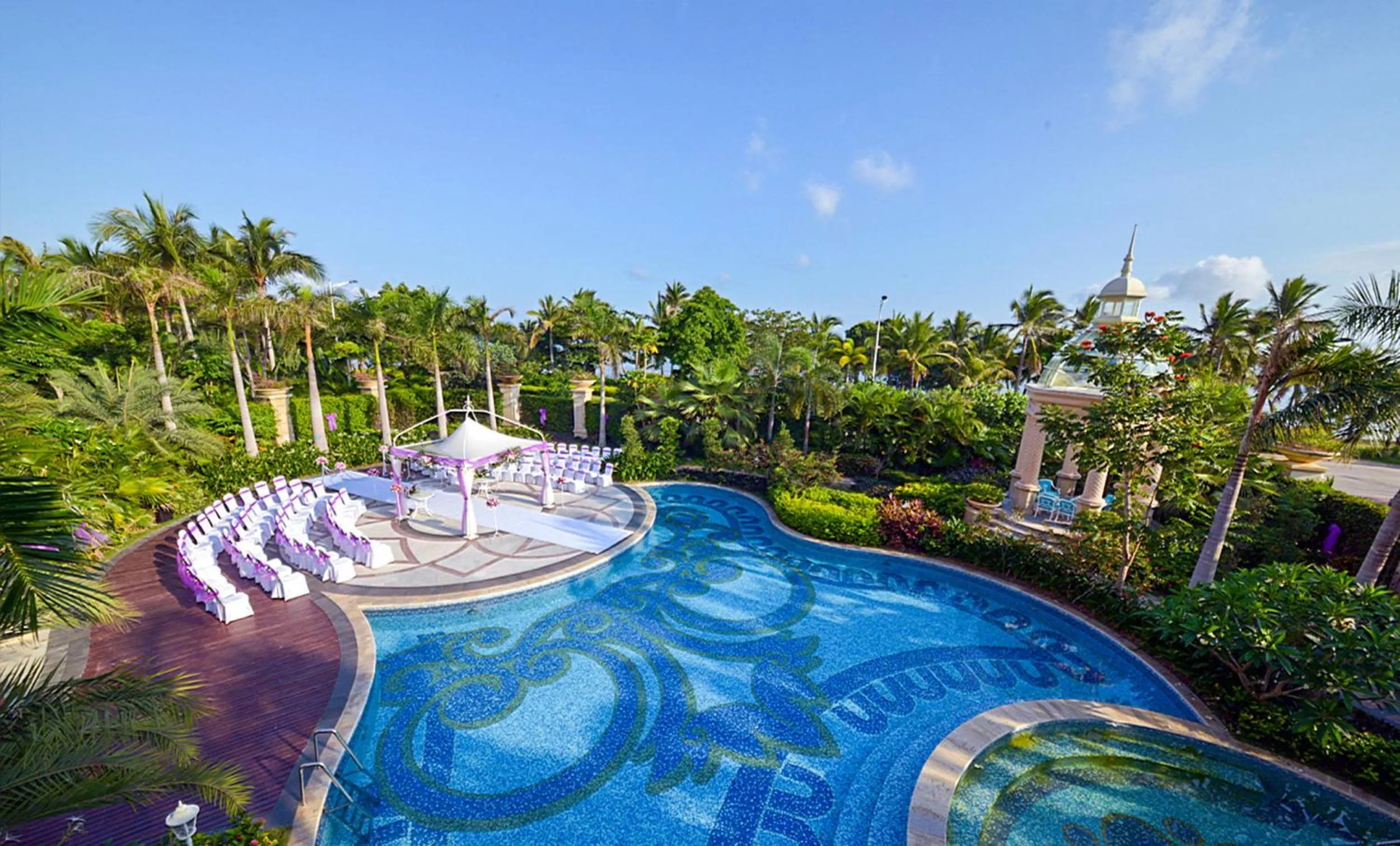 Decorative detail in Crowne Plaza Resort Sanya Bay by IHG