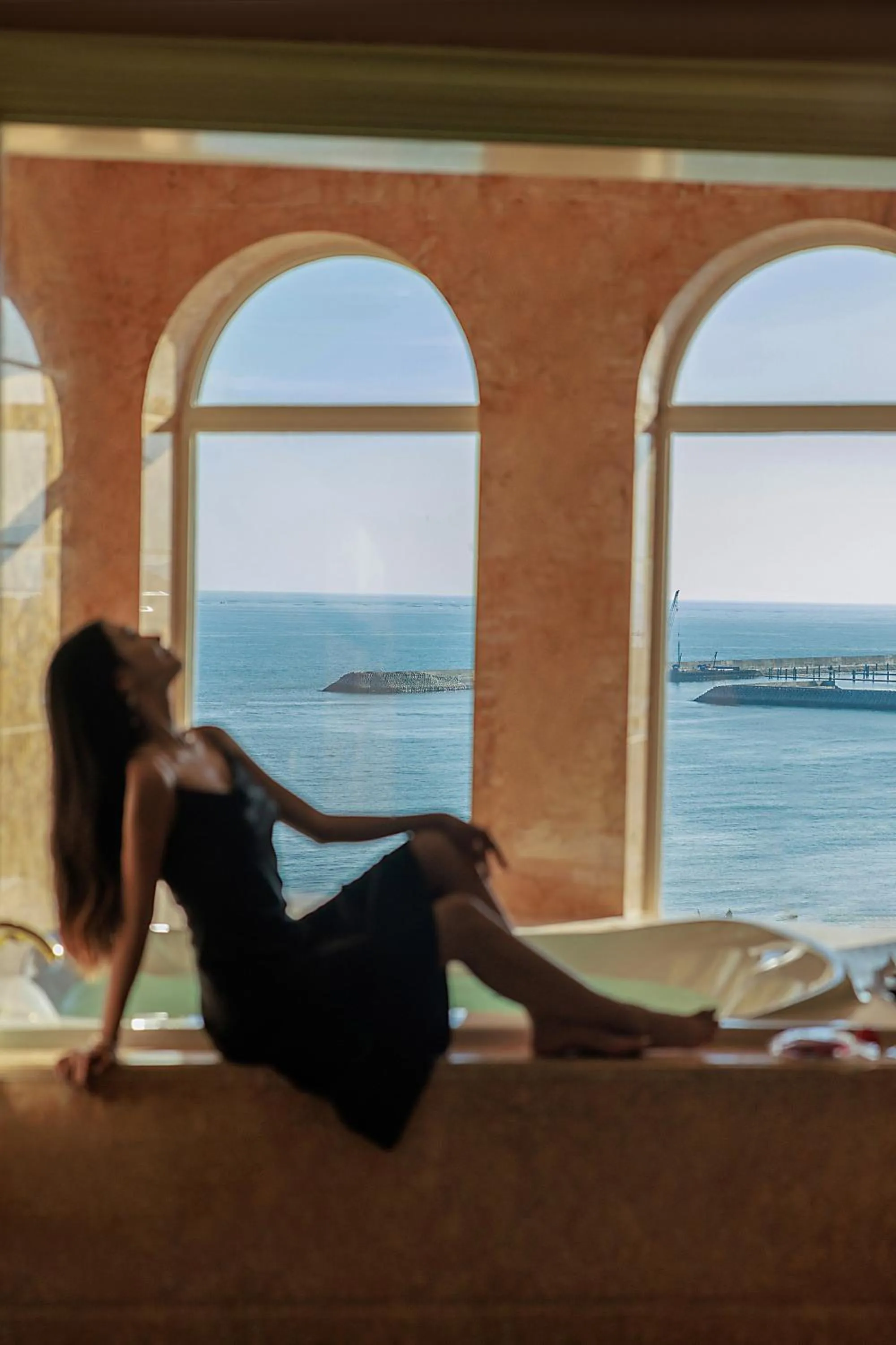 Balcony/Terrace in Crowne Plaza Resort Sanya Bay by IHG