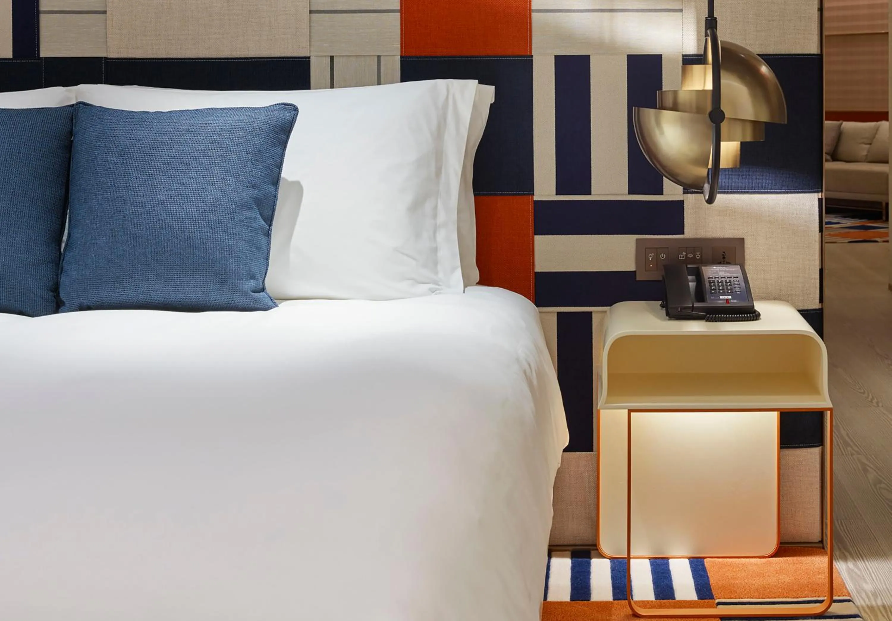 Photo of the whole room, Bed in Hotel Indigo Kaohsiung Central Park by IHG